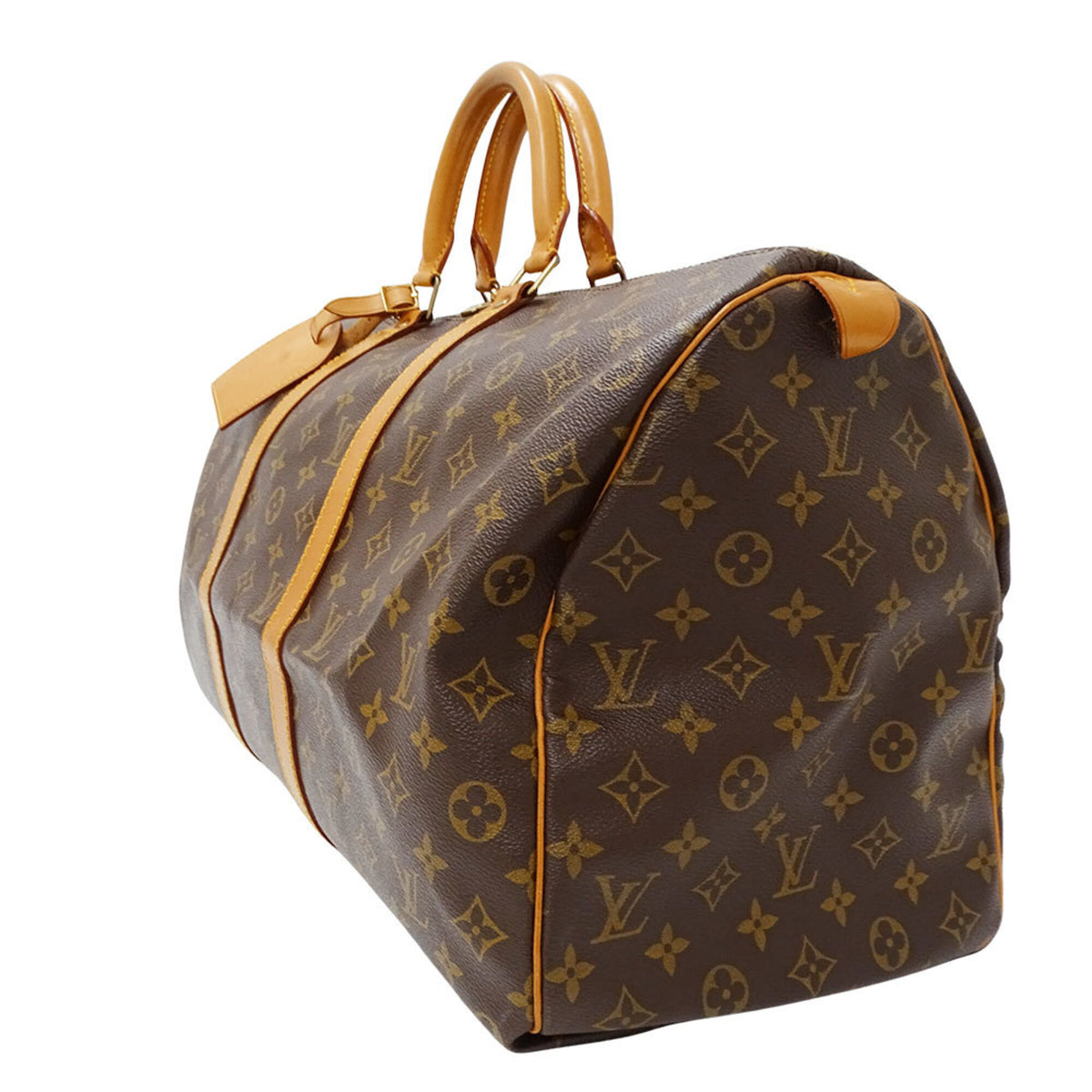 Louis Vuitton Brown Monogram Canvas Boston Bag (Pre-Owned)