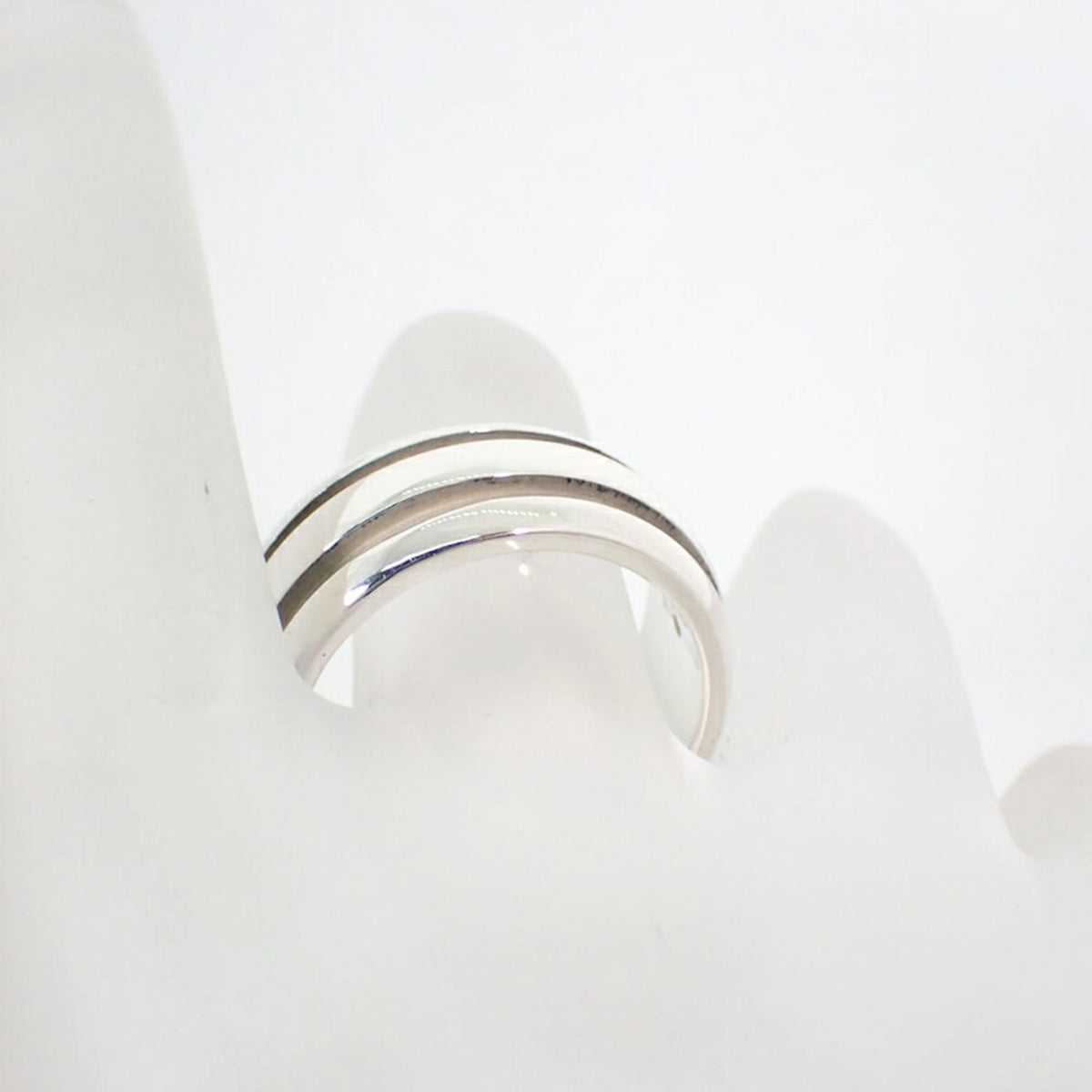 Tiffany Sterling Silver 925 Band Ring (Pre-Owned)