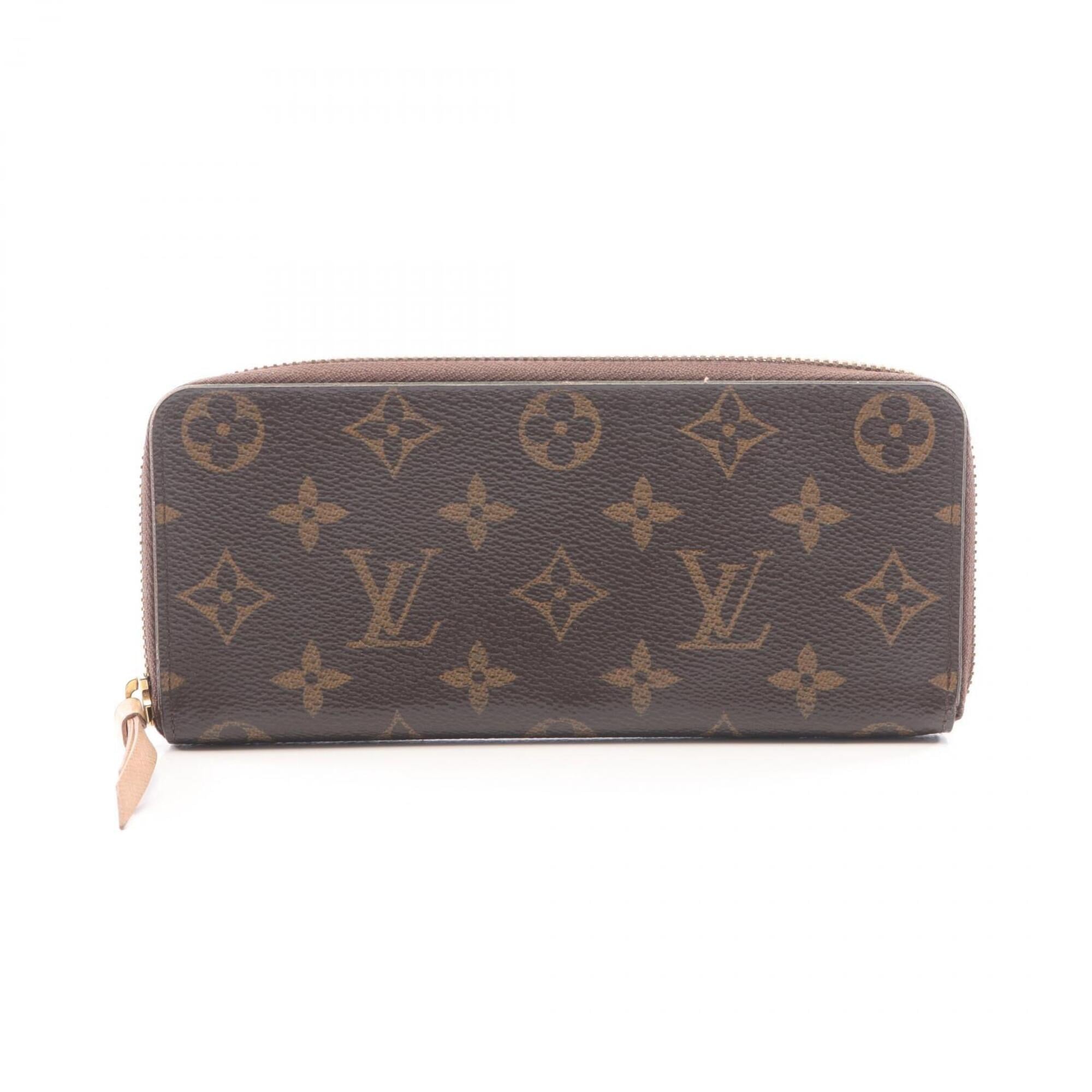 Louis Vuitton Brown Pink Pvc Leather Long Wallet (Bi-Fold) (Pre-Owned)