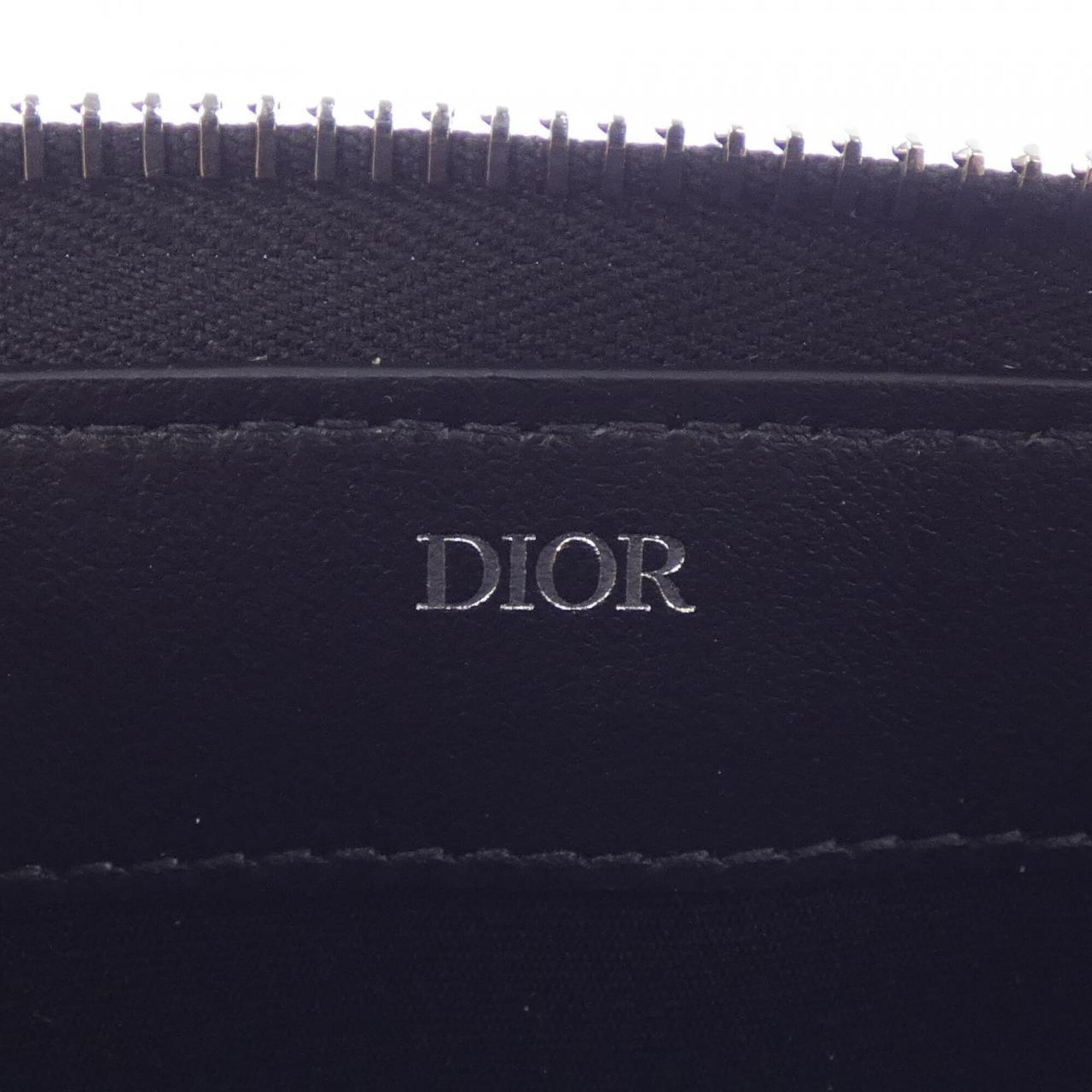 Christian Dior Black Long Wallet (Bi-Fold) (Pre-Owned)