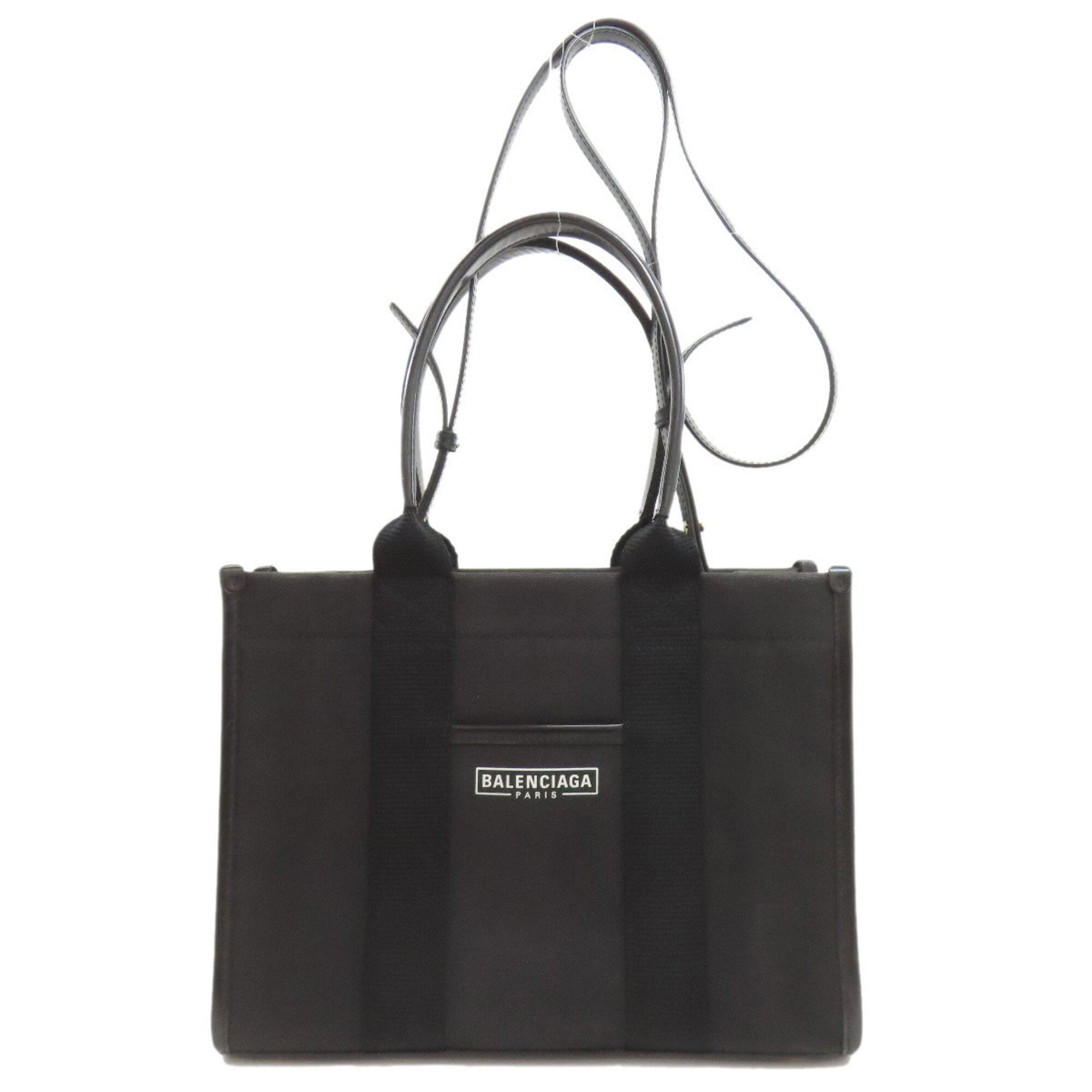 Balenciaga Black Canvas Tote Bag (Pre-Owned)
