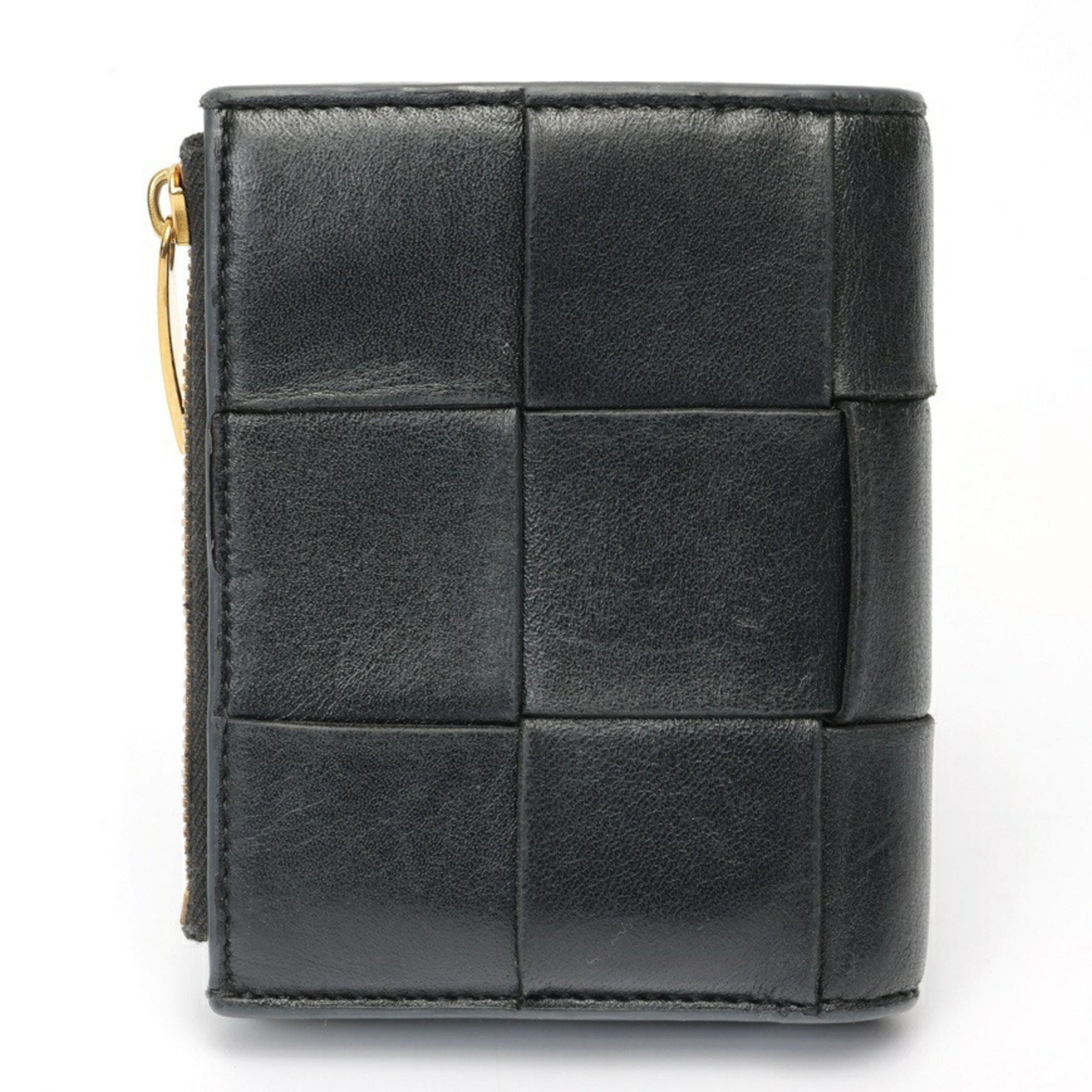 Bottega Veneta Black Leather Wallet (Bi-Fold) (Pre-Owned)