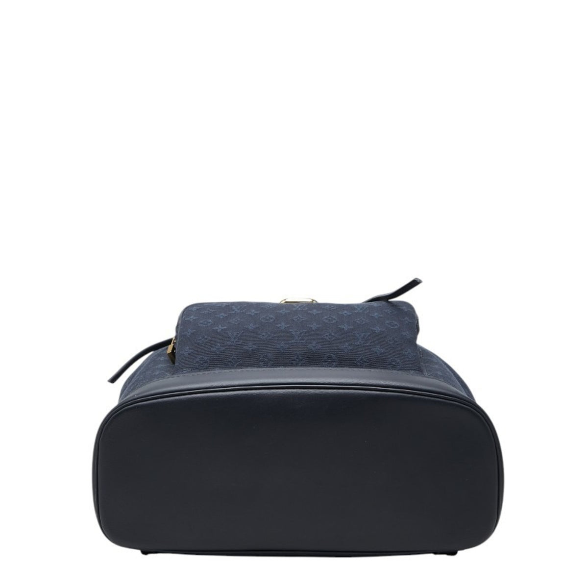 Louis Vuitton Navy Canvas Leather Backpack (Pre-Owned)