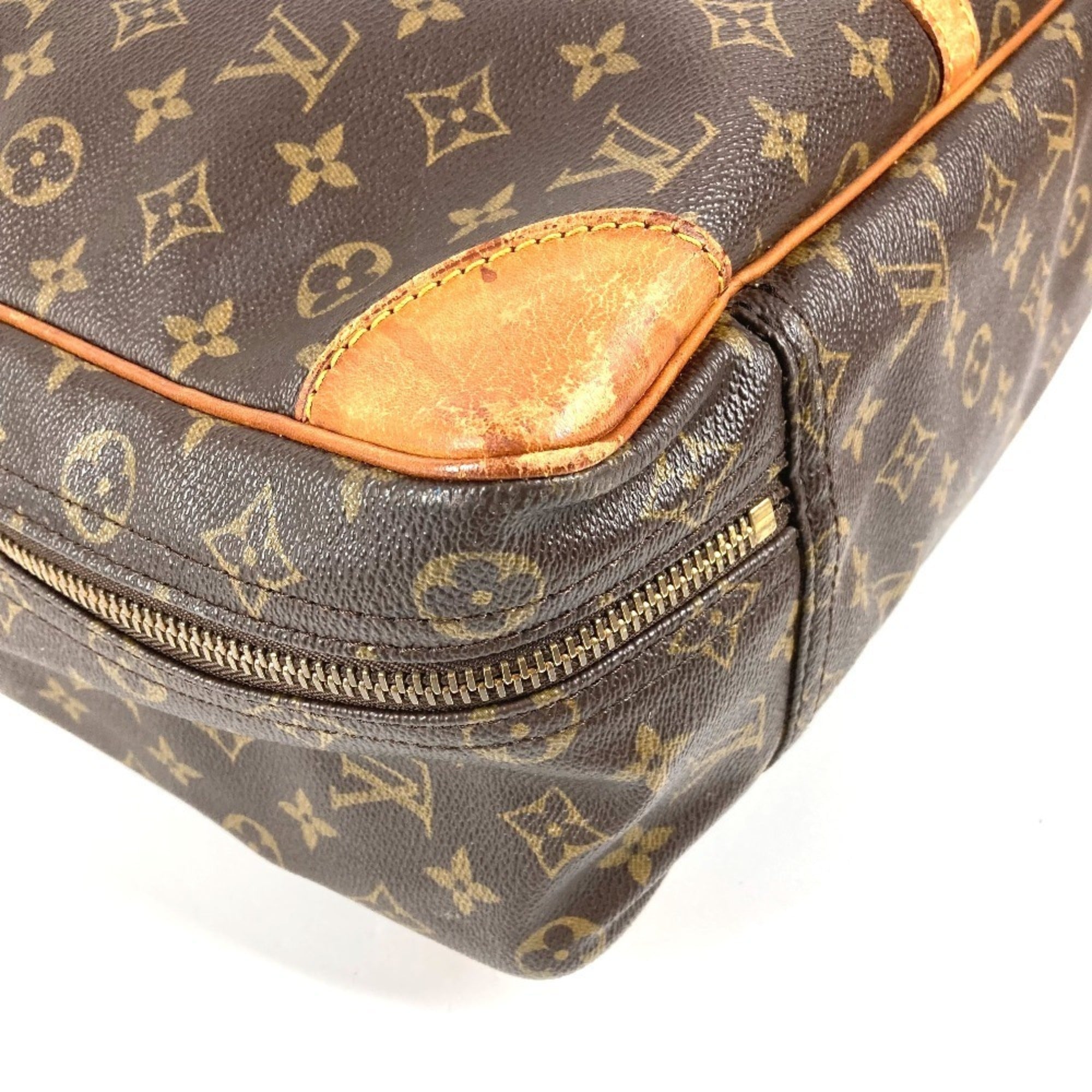 Louis Vuitton Brown Galle Monogram Monogram Boston Bag Shoulder Bag (Pre-Owned)
