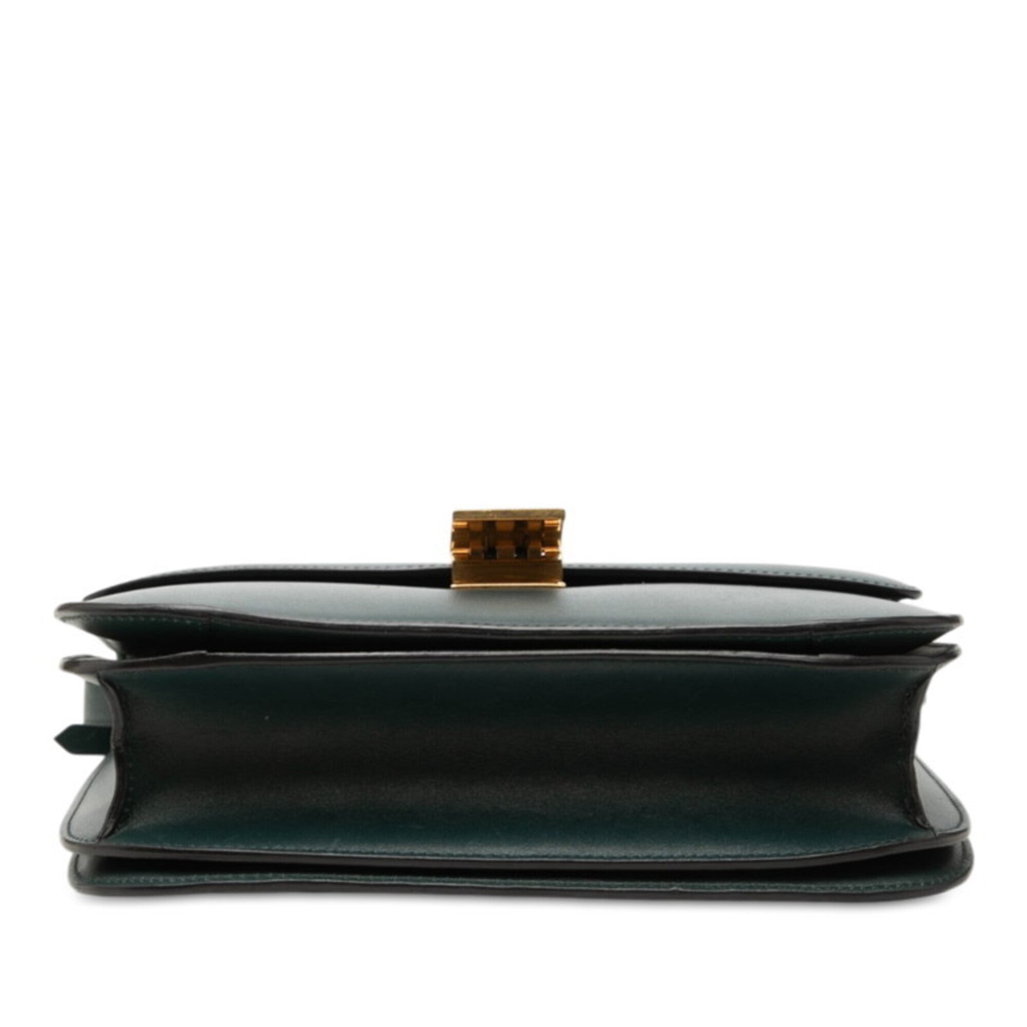 Celine Green Leather Shoulder Bag (Pre-Owned)