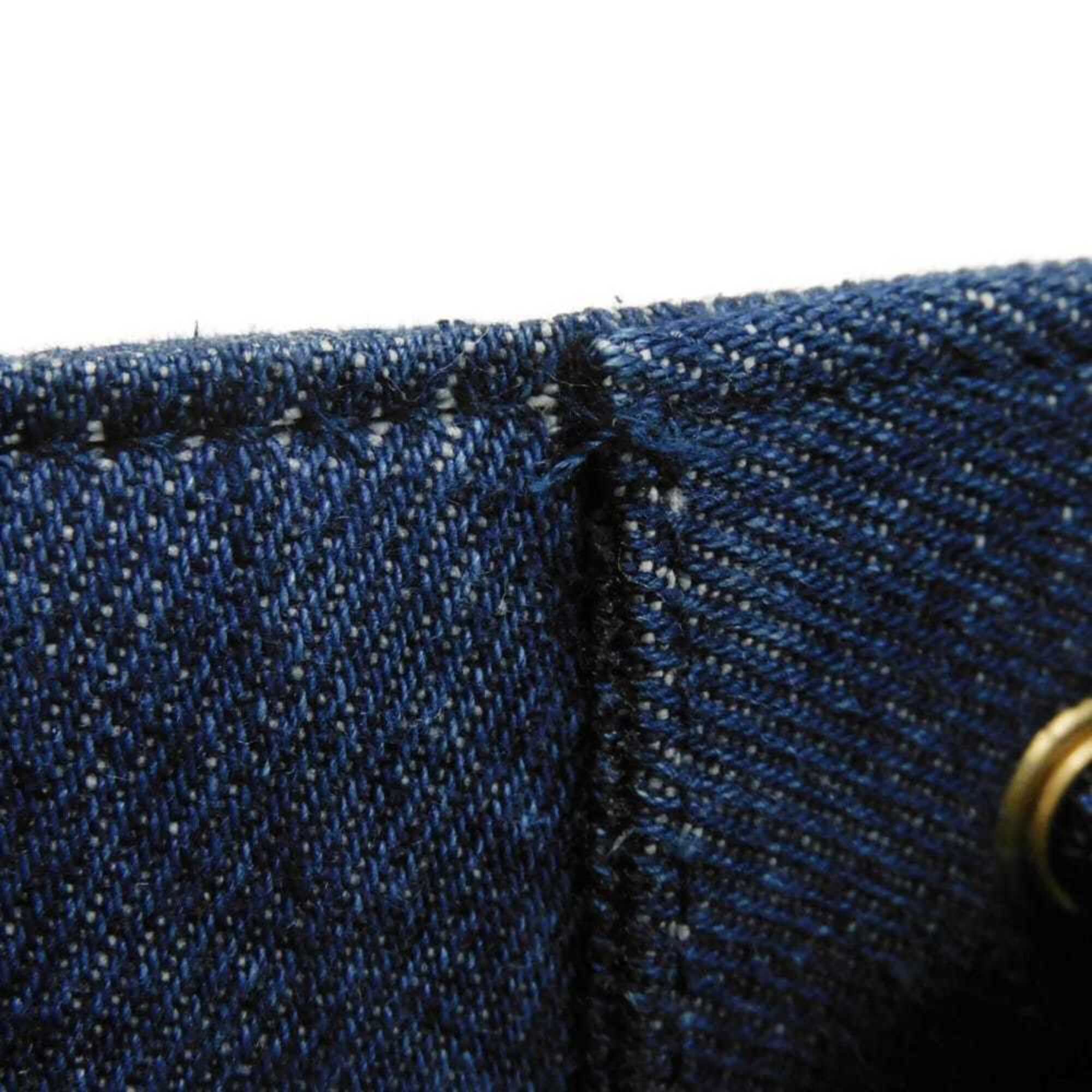 Bottega Veneta Blue Denim Shoulder Bag (Pre-Owned)