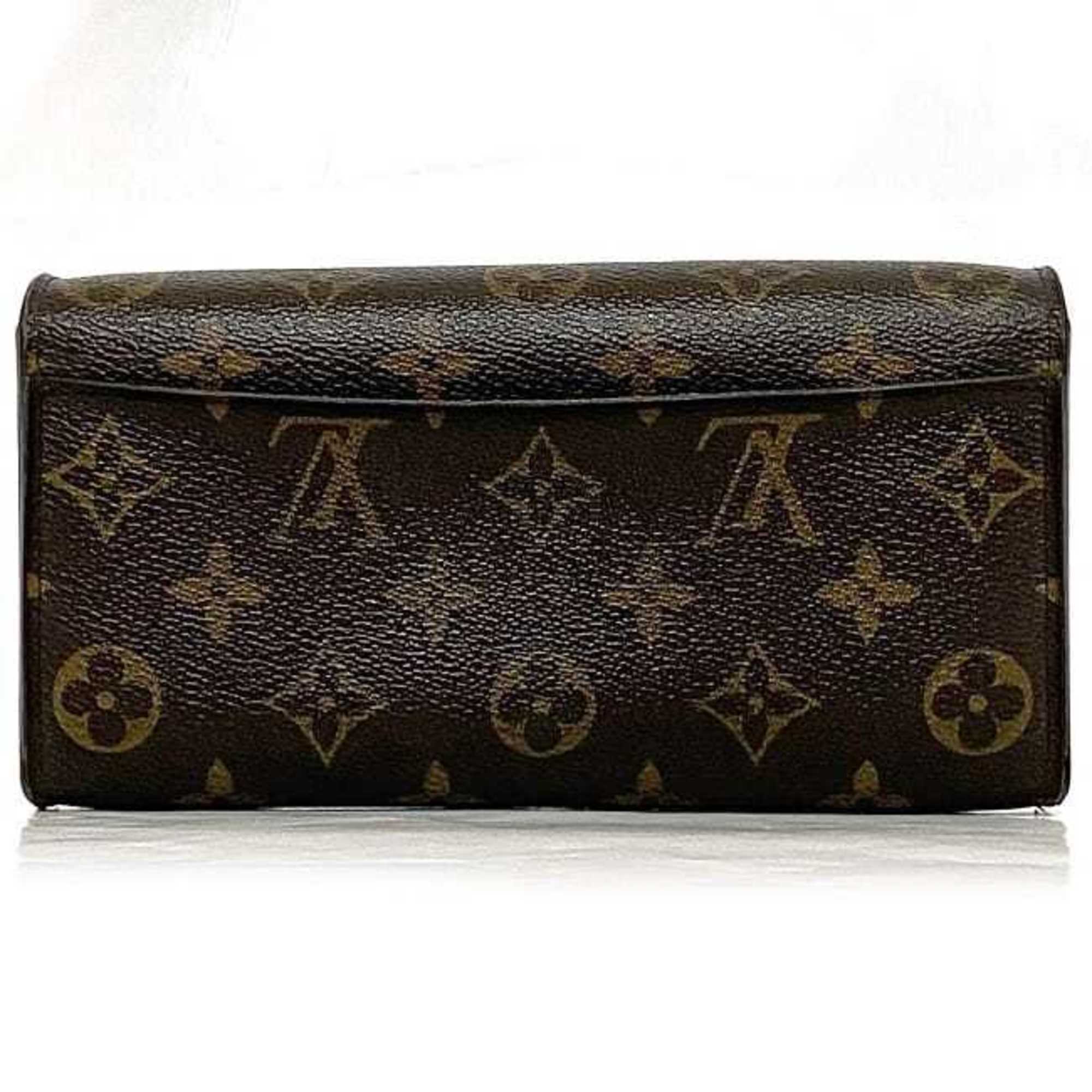Louis Vuitton Monogram Brown Galle Monogram Monogram Long Wallet (Bi-Fold) (Pre-Owned)