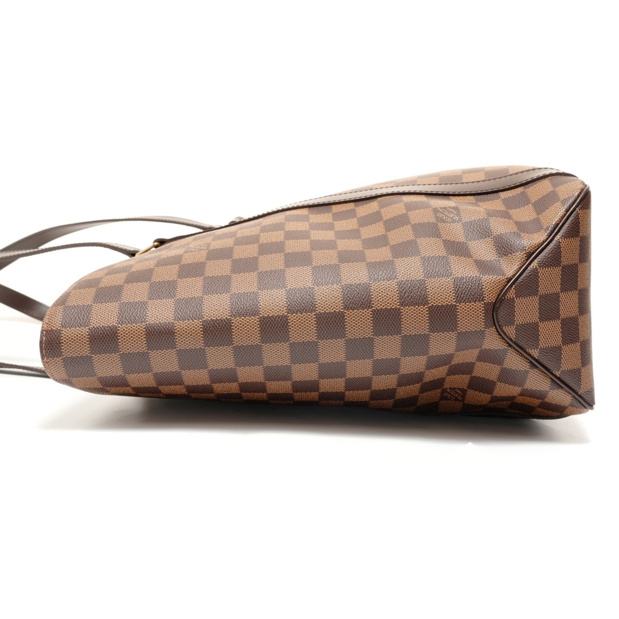 Louis Vuitton Damier Brown Damier Canvas Tote Bag (Pre-Owned)