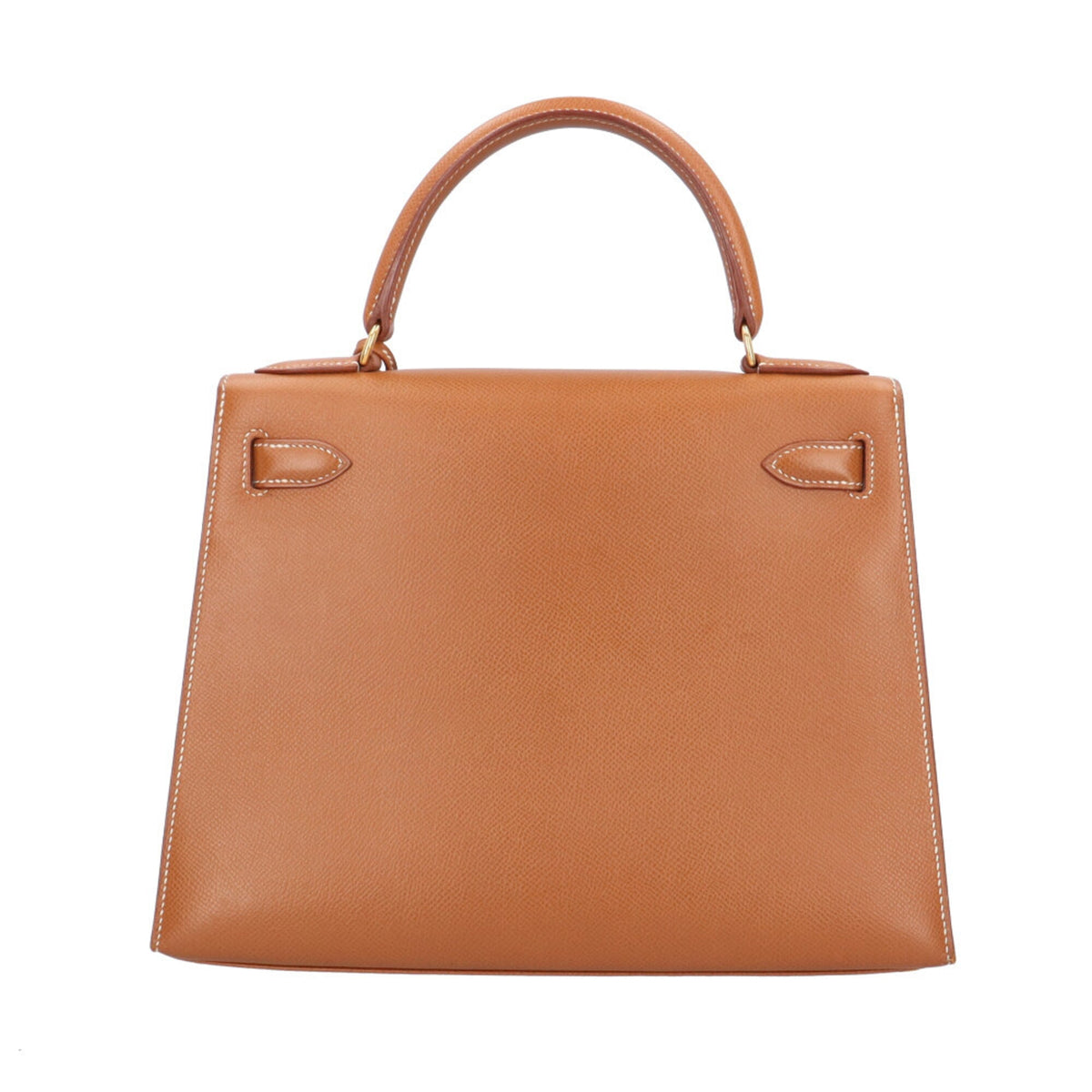 Hermes Brown Gold Courchevel Leather Shoulder Bag (Pre-Owned)
