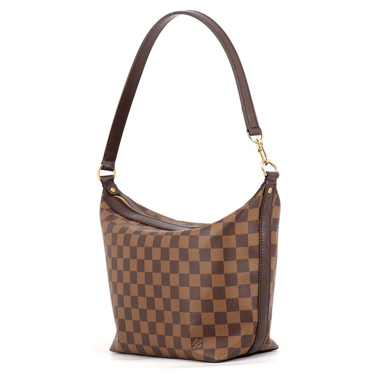 Louis Vuitton Damier Damier Canvas Ebene Red Color Handbag Shoulder Bag (Pre-Owned)