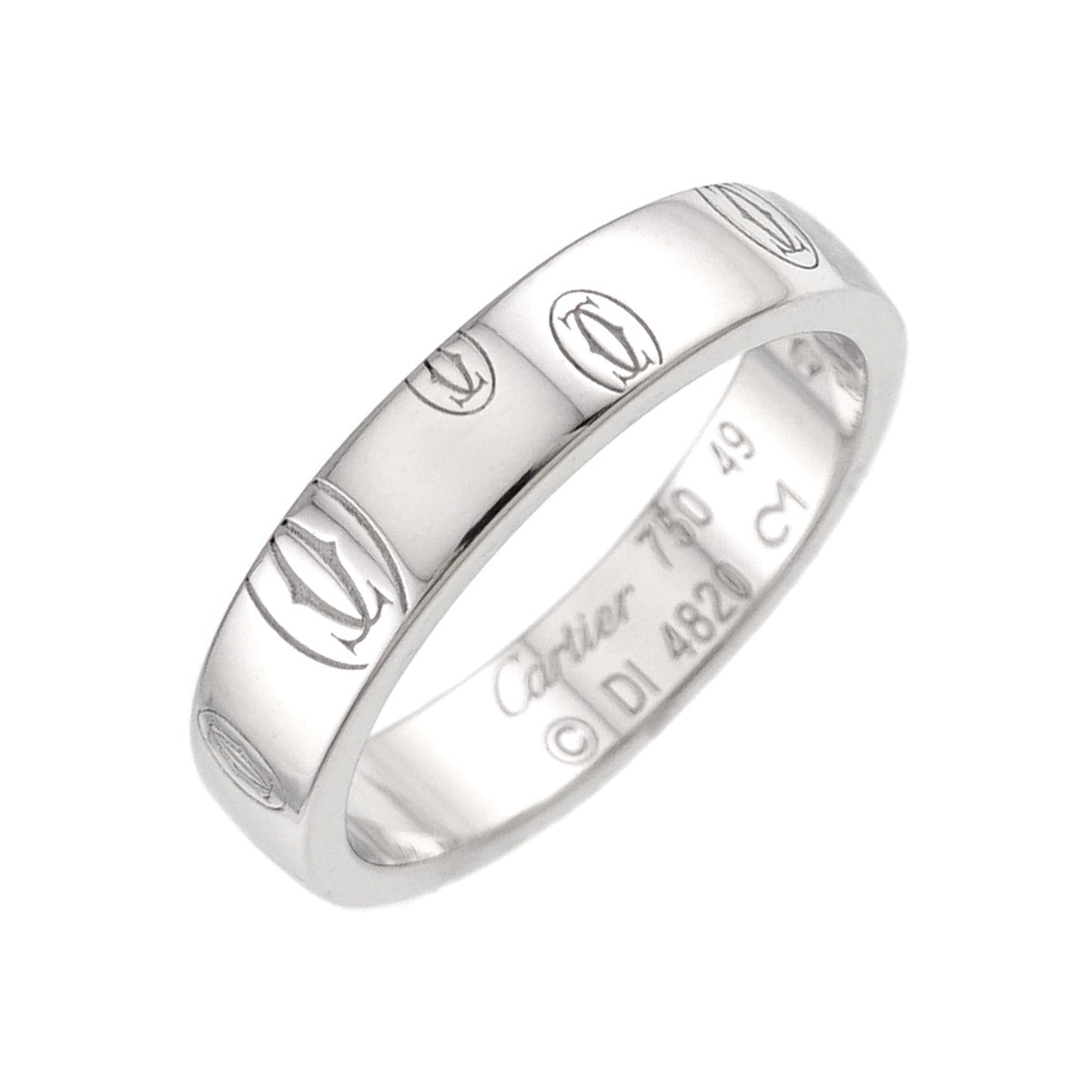 Cartier White Gold (18K) Band Ring (Pre-Owned)