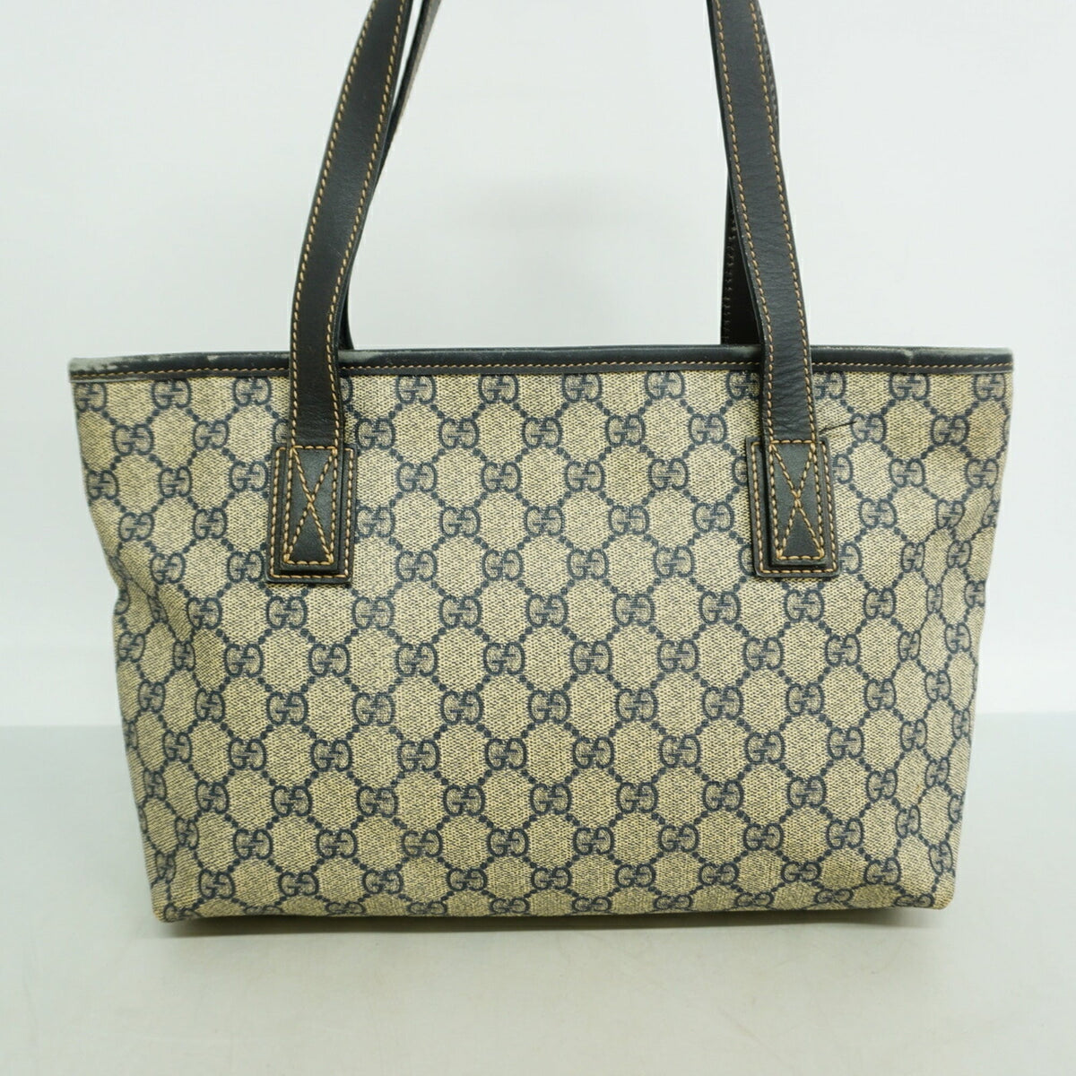 Gucci Navy Pvc Tote Bag (Pre-Owned)