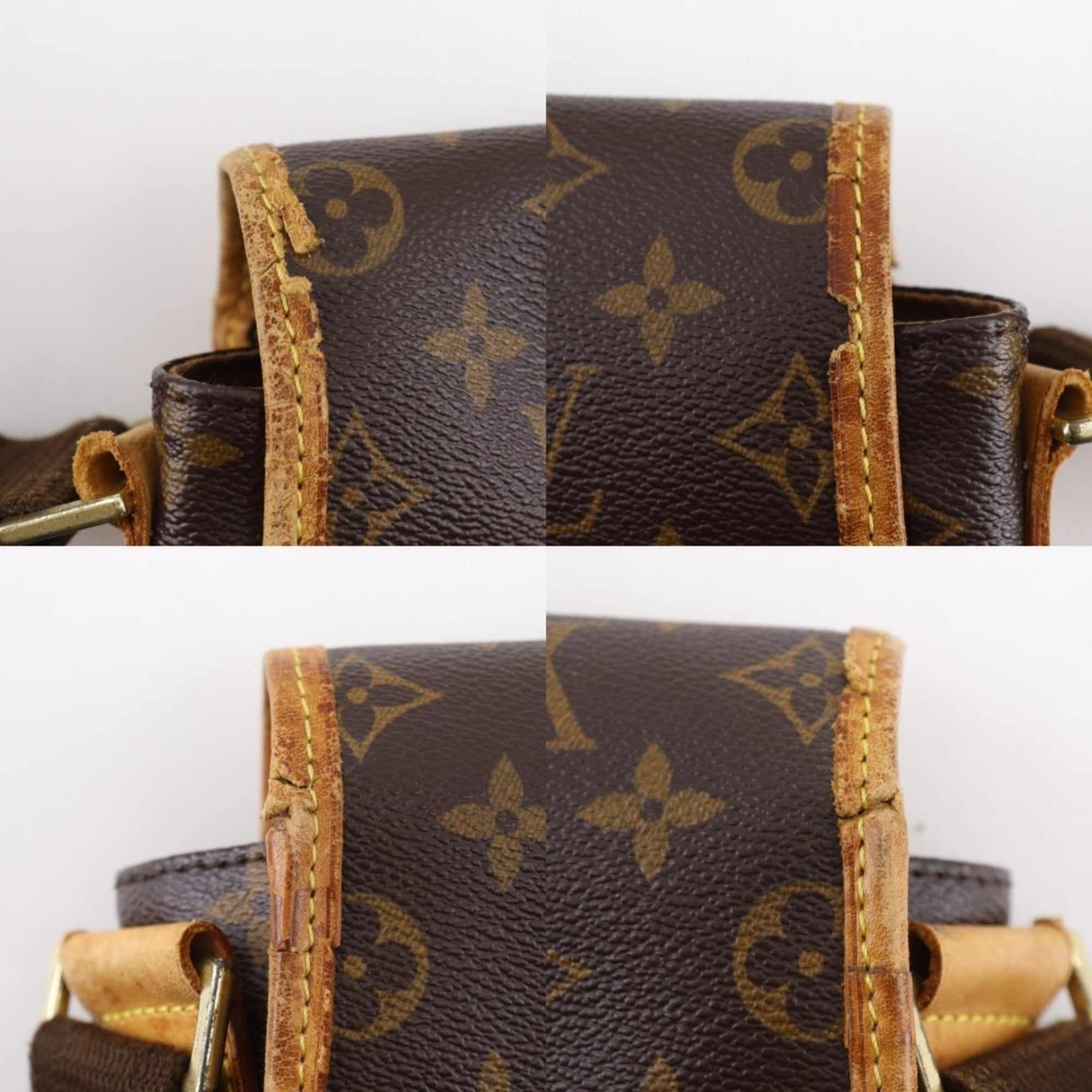 Louis Vuitton Brown Monogram Messenger Bag Shoulder Bag (Pre-Owned)