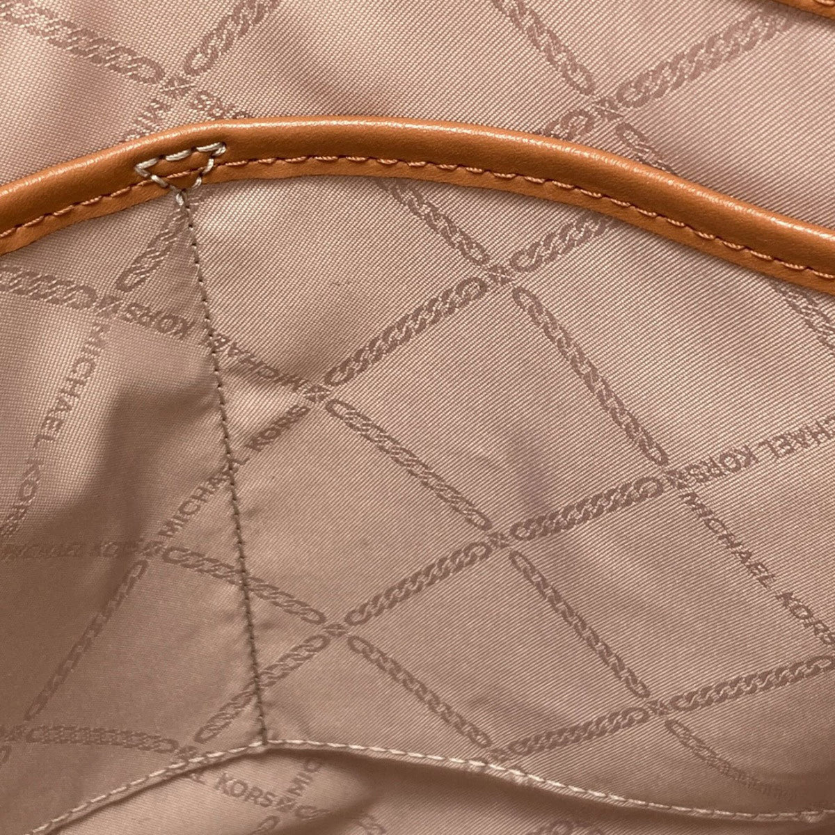 Michael Kors Brown Pvc Tote Bag (Pre-Owned)