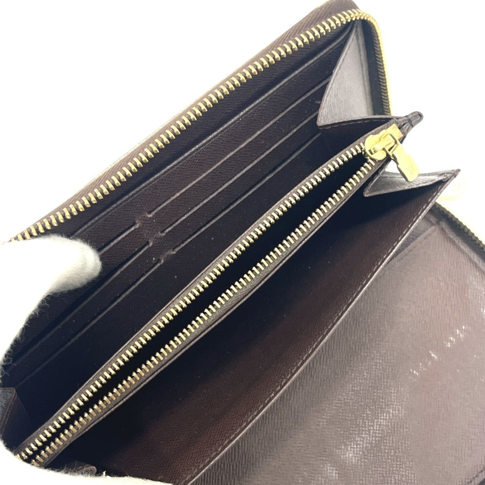 Louis Vuitton Brown Ebene Galle Damier Canvas Coin Purse/Coin Case (Pre-Owned)
