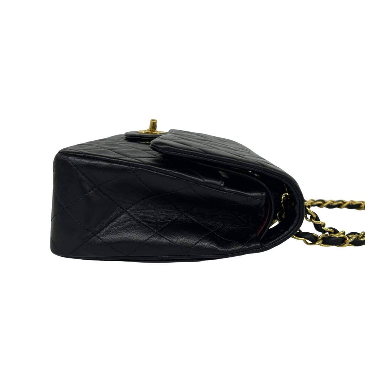 Chanel Black Leather Shoulder Bag (Pre-Owned)