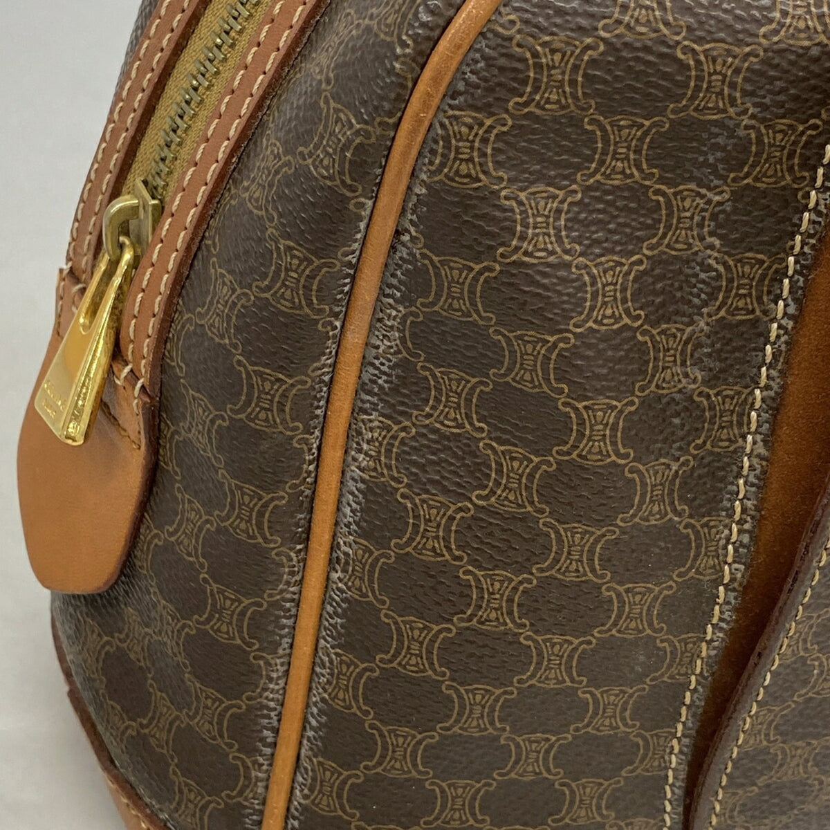 Celine Brown Pvc Handbag (Pre-Owned)