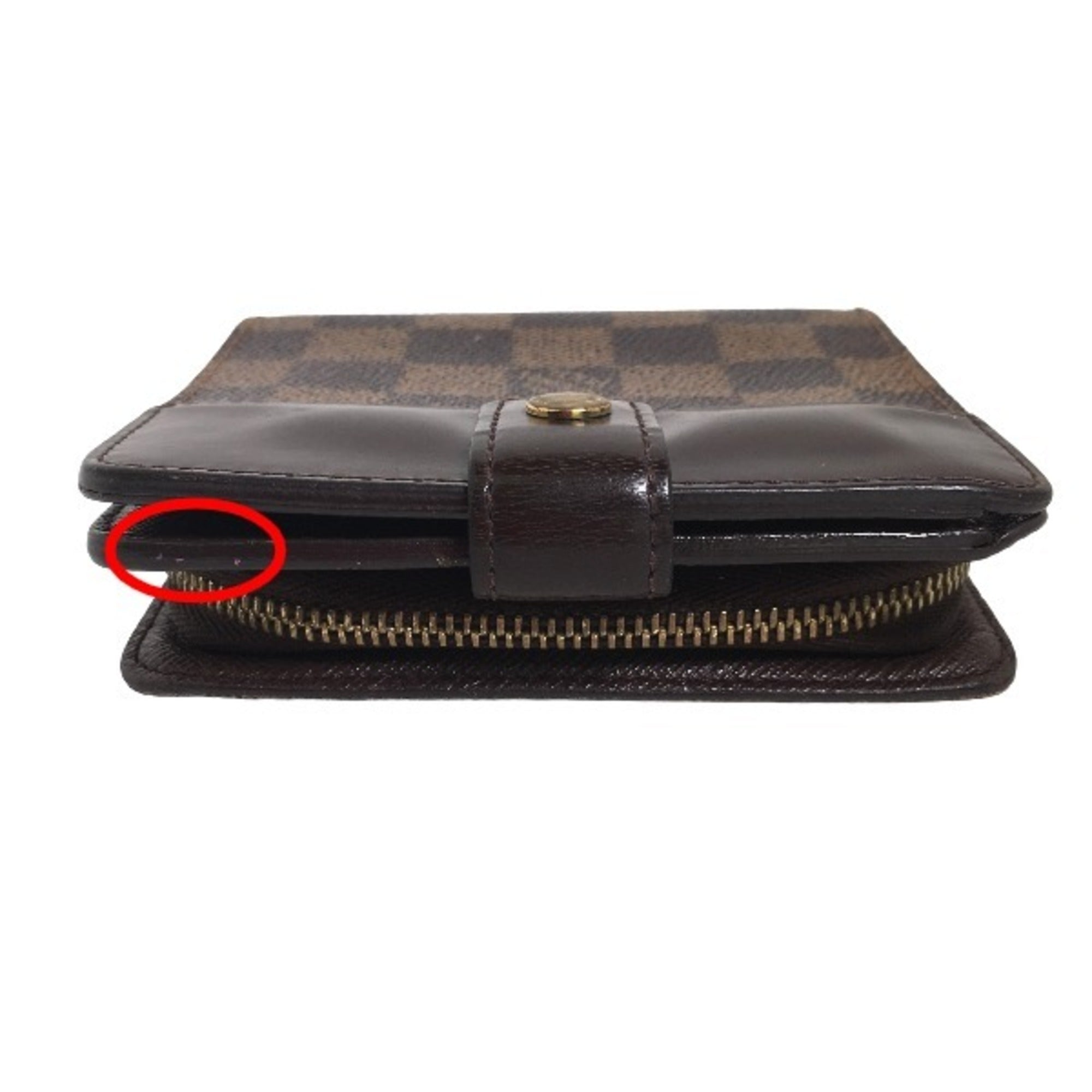 Louis Vuitton Damier Brown Damier Canvas Wallet (Bi-Fold) (Pre-Owned)