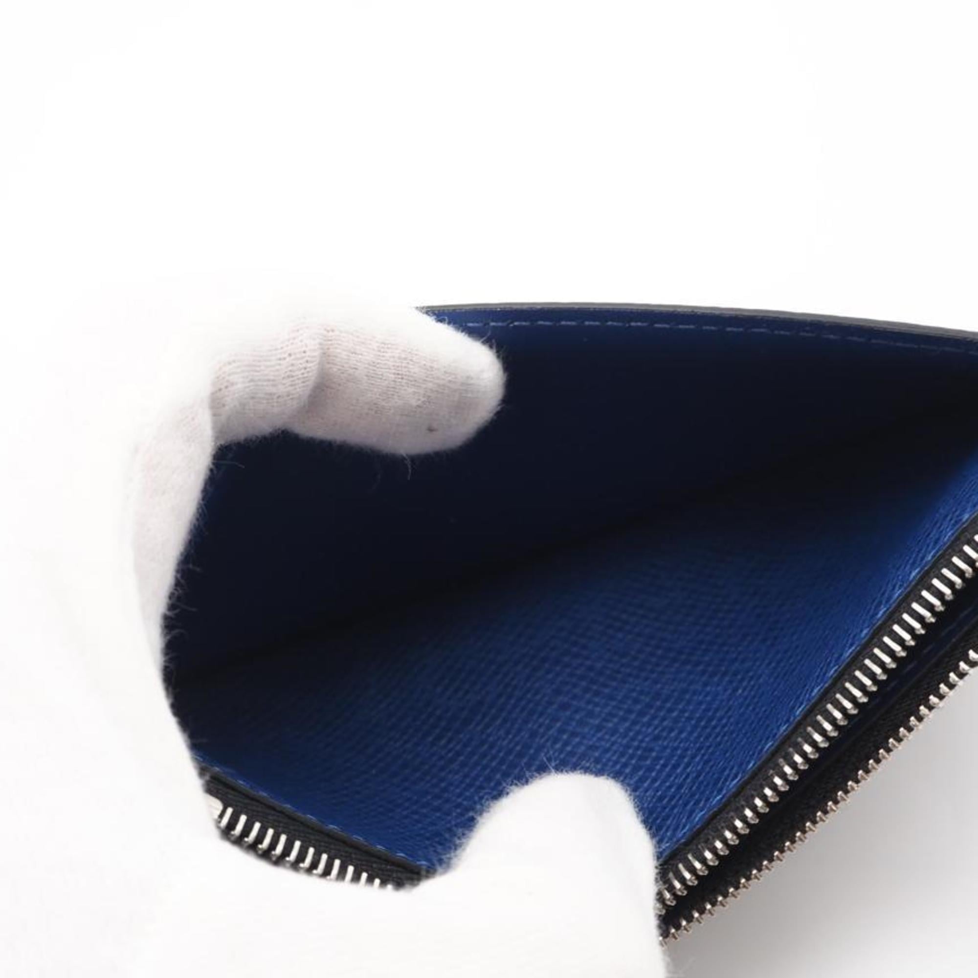 Louis Vuitton Blue Coated Canvas Coin Purse/Coin Case (Pre-Owned)