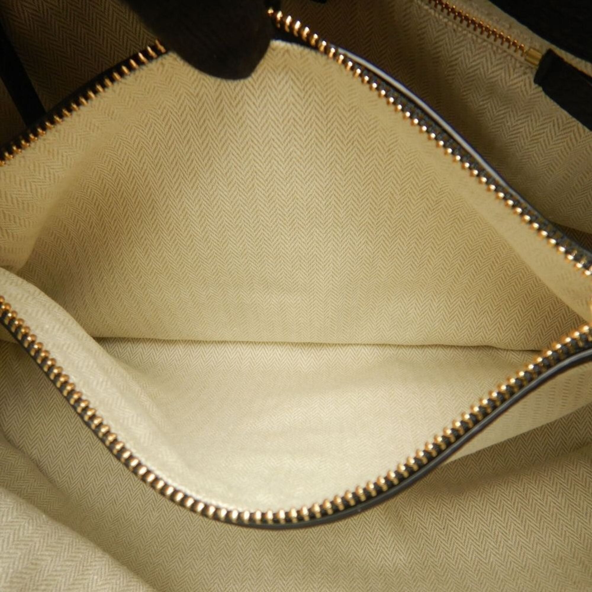 Tory Burch Black Leather Tote Bag (Pre-Owned)