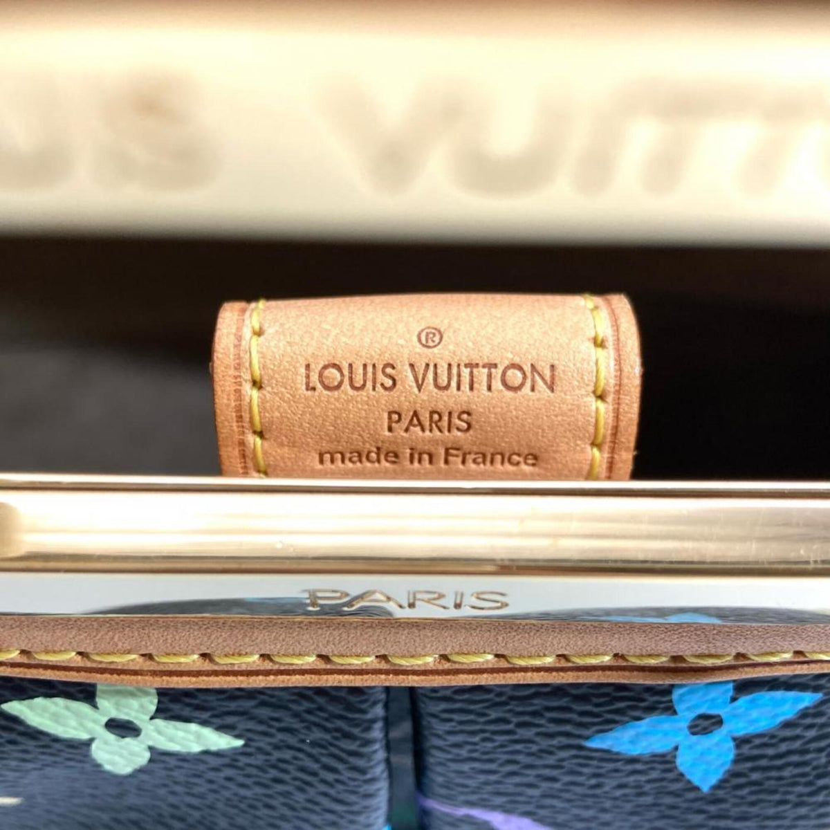 Louis Vuitton Monogram Multicolore Black Coated Canvas Handbag (Pre-Owned)