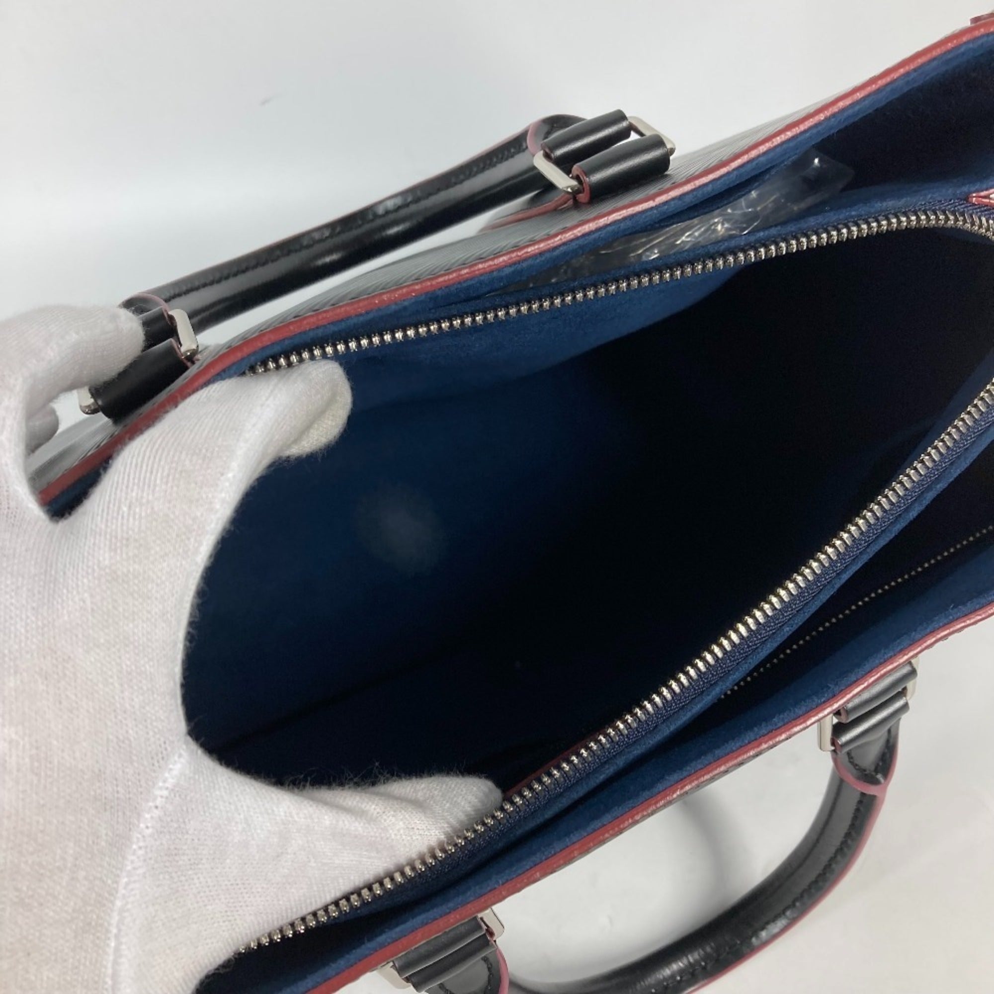 Louis Vuitton Bicolor Black Noir Pink Epi Leather Handbag Shoulder Bag Tote Bag (Pre-Owned)