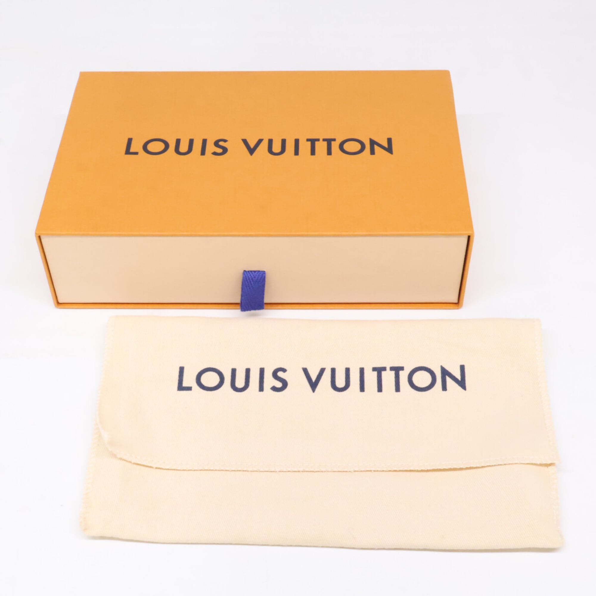 Louis Vuitton Silver Marron Monogram Long Wallet (Bi-Fold) (Pre-Owned)