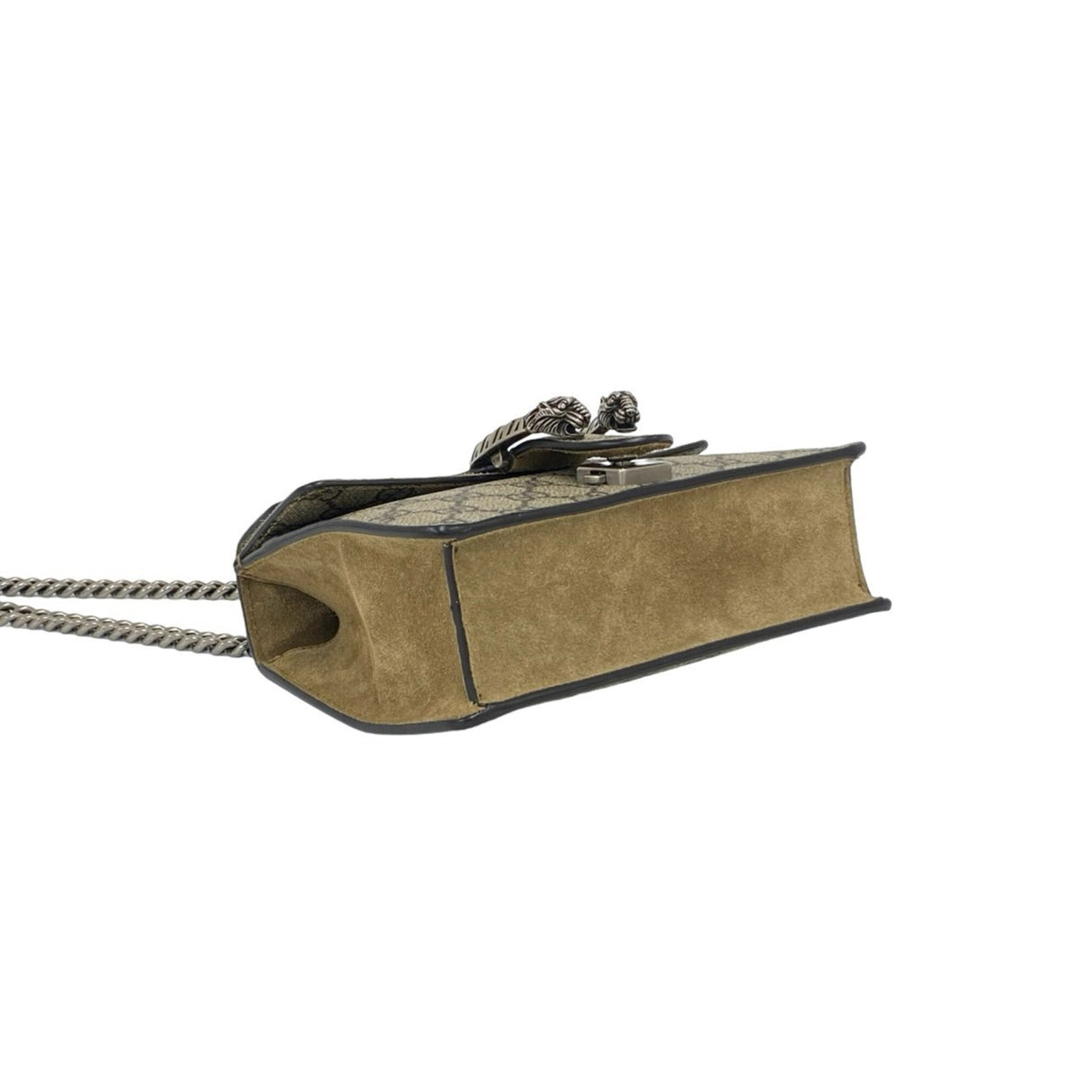 Gucci Brown Suede Elastane Pochette Shoulder Bag (Pre-Owned)
