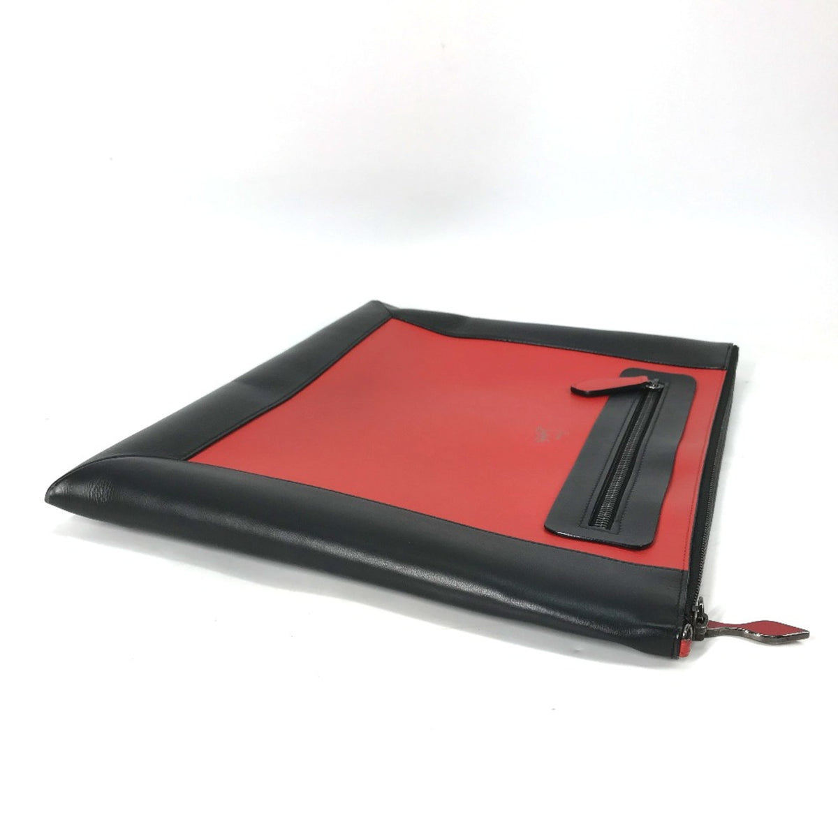 Christian Louboutin Black Leather Clutch Bag (Pre-Owned)