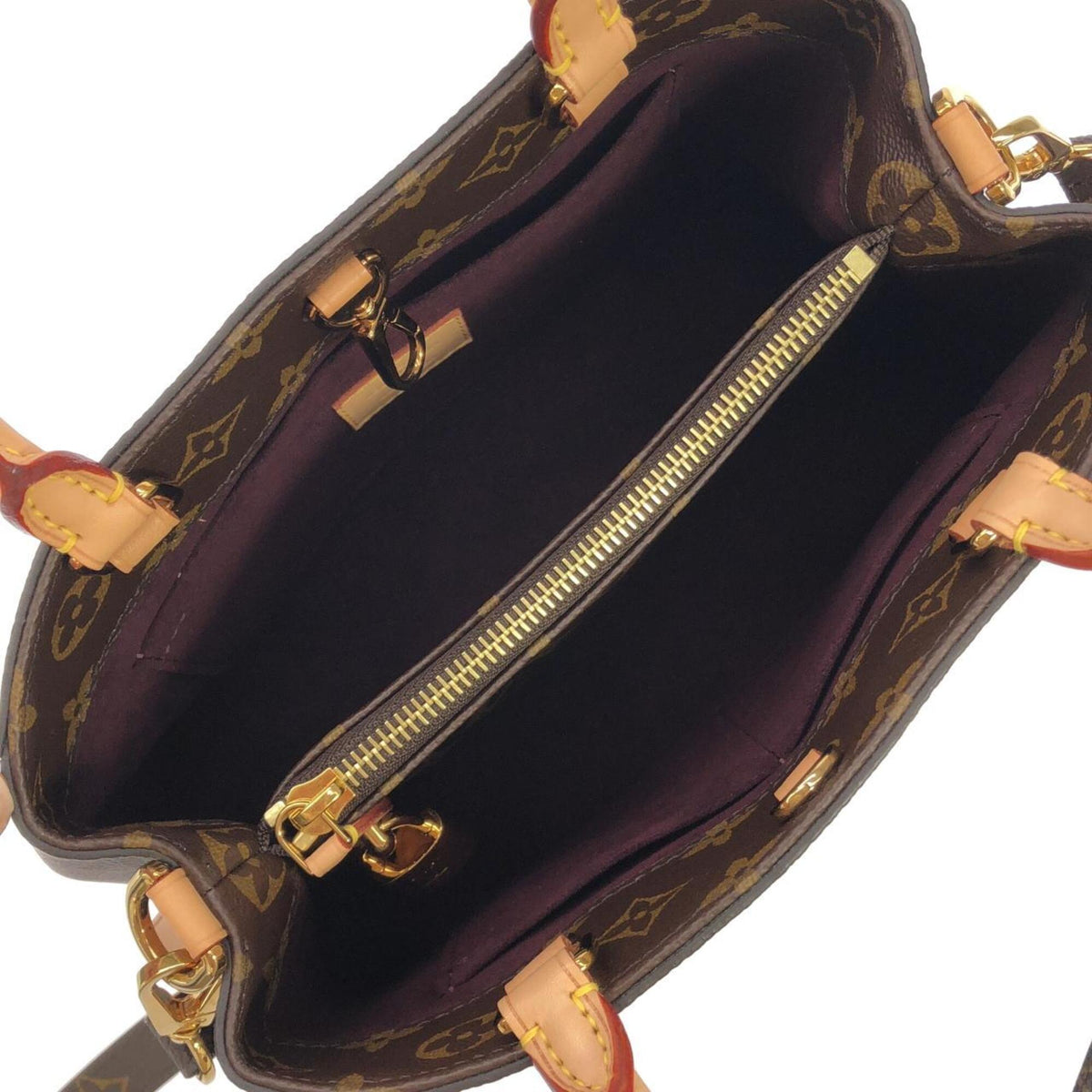 Louis Vuitton Brown Coated Canvas Handbag (Pre-Owned)