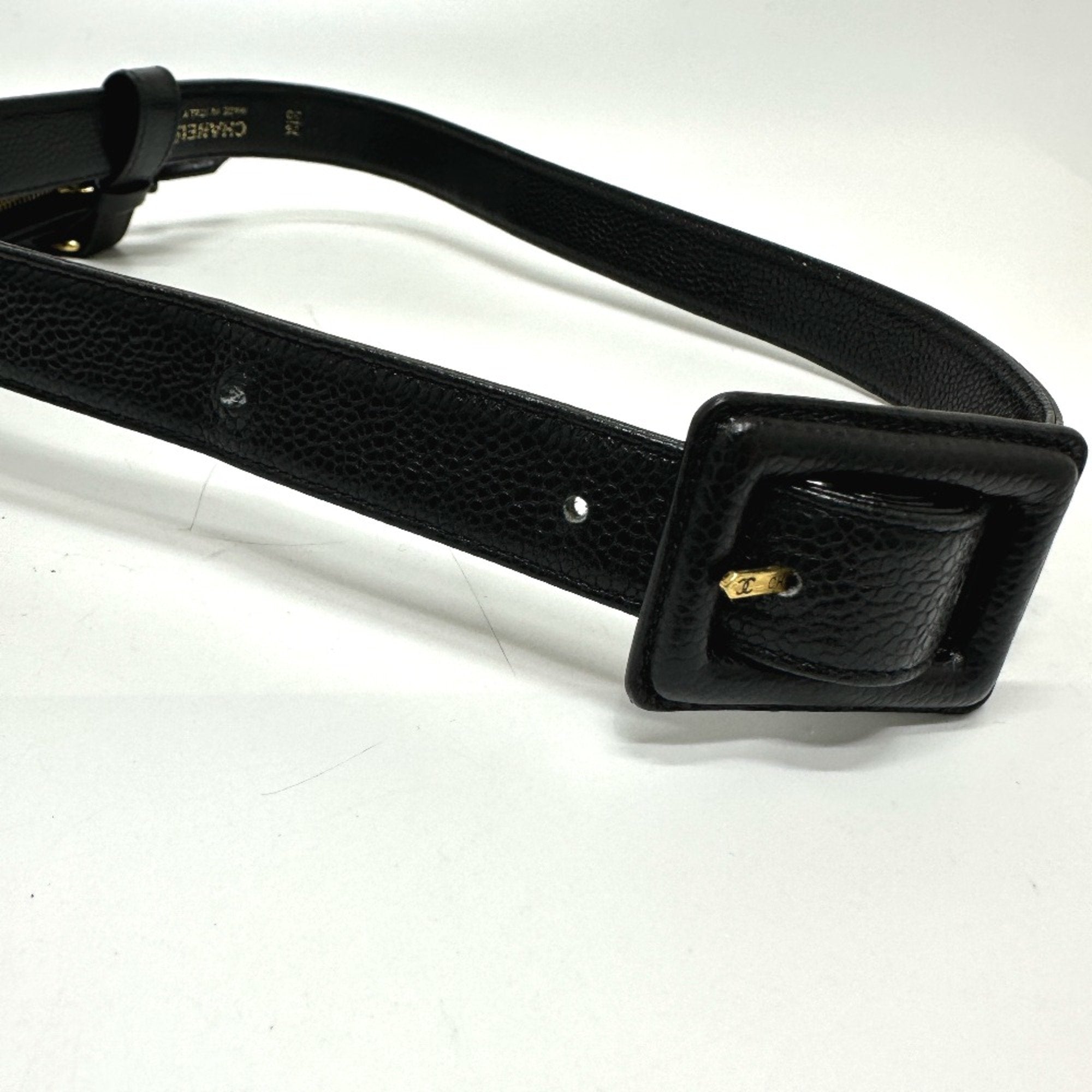 Chanel Black Leather Pouch (Pre-Owned)