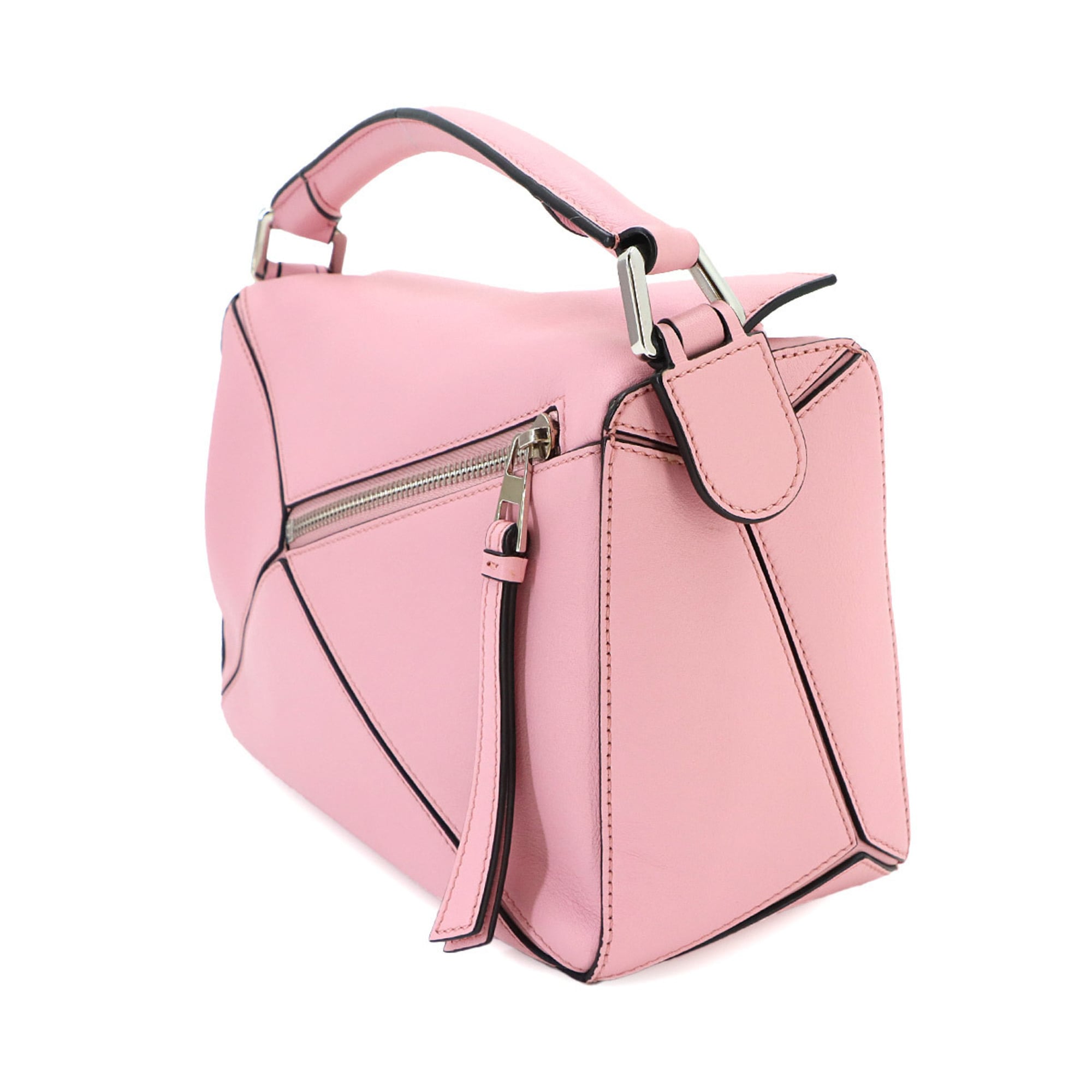 Loewe Pink Leather Handbag (Pre-Owned)