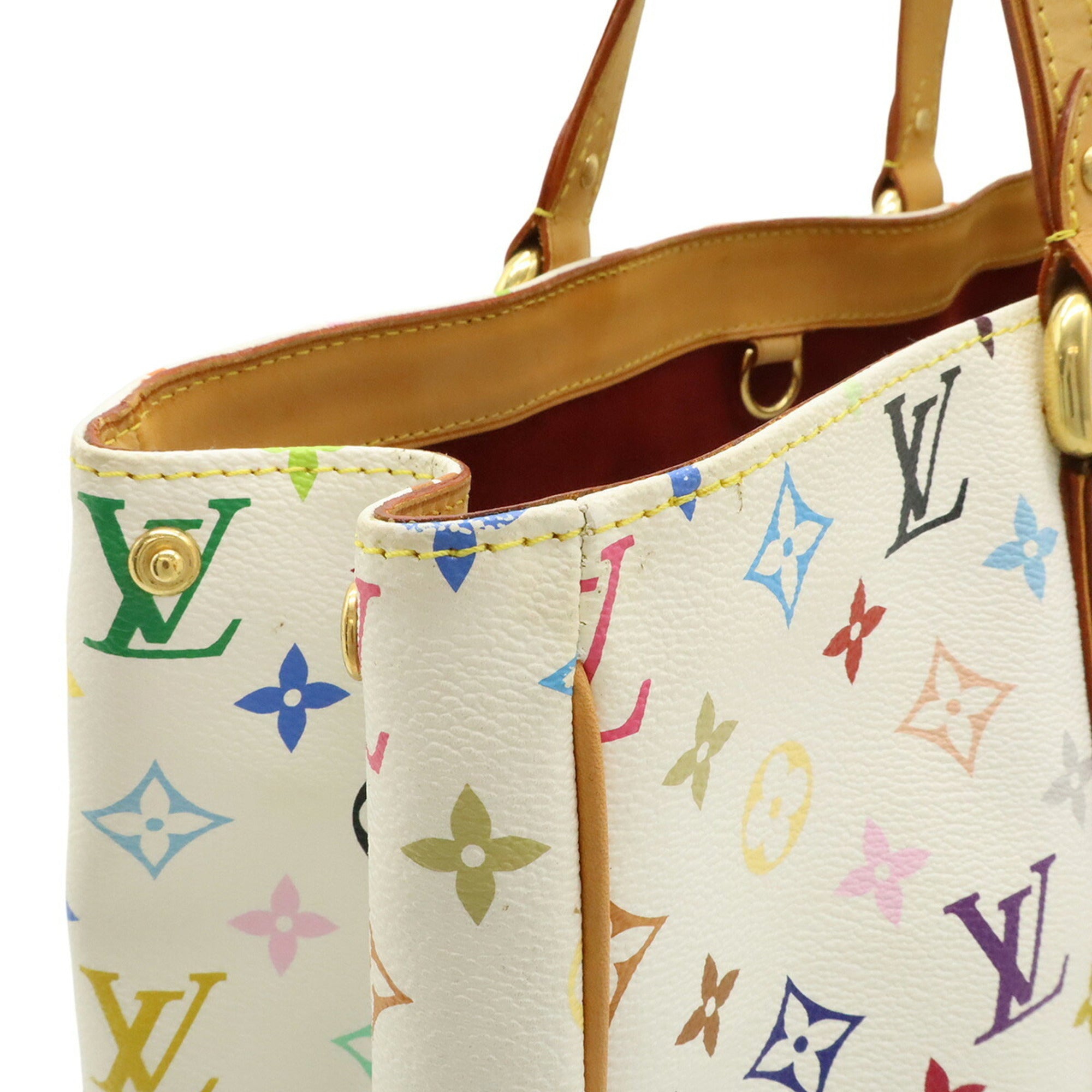 Louis Vuitton Blanc Monogram Multi-Color White Monogram Multicolore Pouch Shoulder Bag Tote Bag (Pre-Owned)