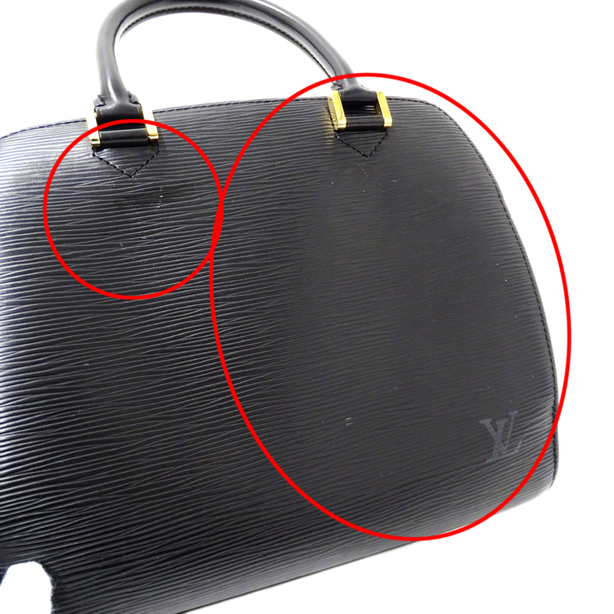 Louis Vuitton Noir Epi Leather Handbag (Pre-Owned)