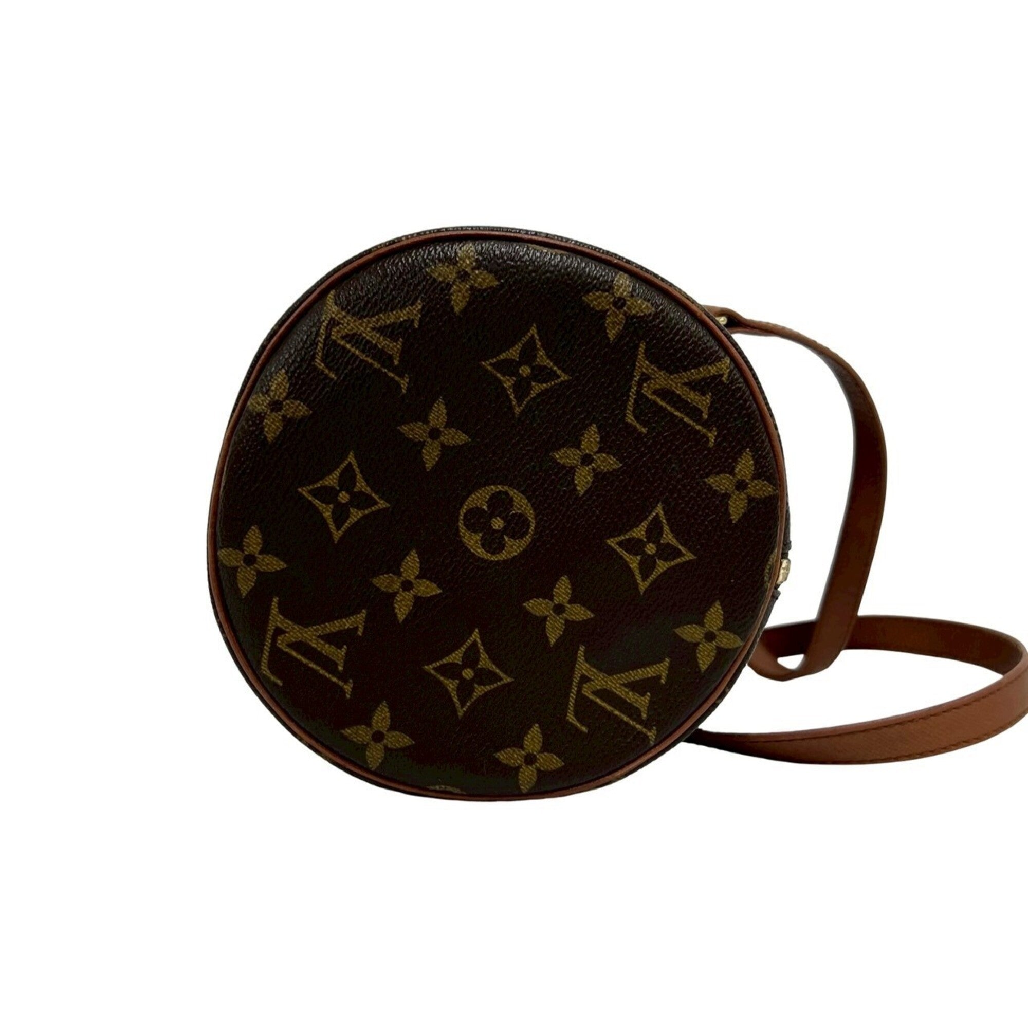 Louis Vuitton Brown Pvc Leather Boston Bag Handbag (Pre-Owned)