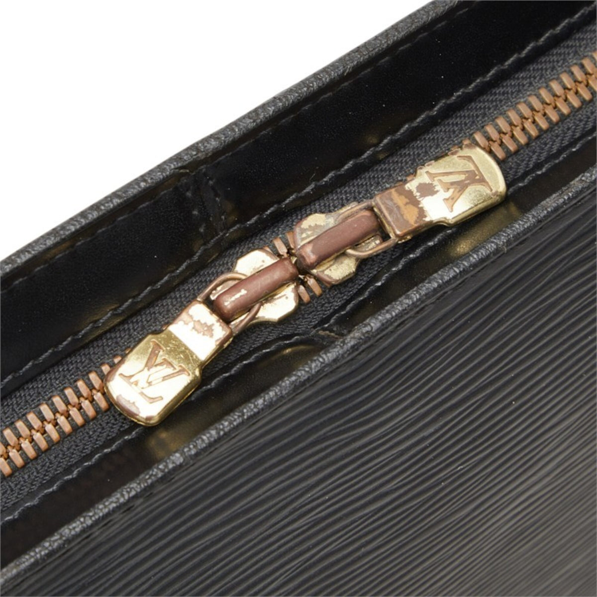 Louis Vuitton Epi Black Noir Leather Shoulder Bag Tote Bag (Pre-Owned)