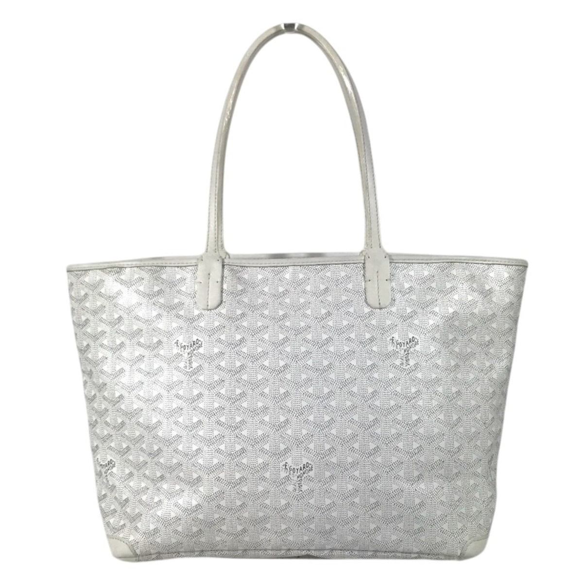 Goyard White Pvc Leather Shoulder Bag Tote Bag (Pre-Owned)