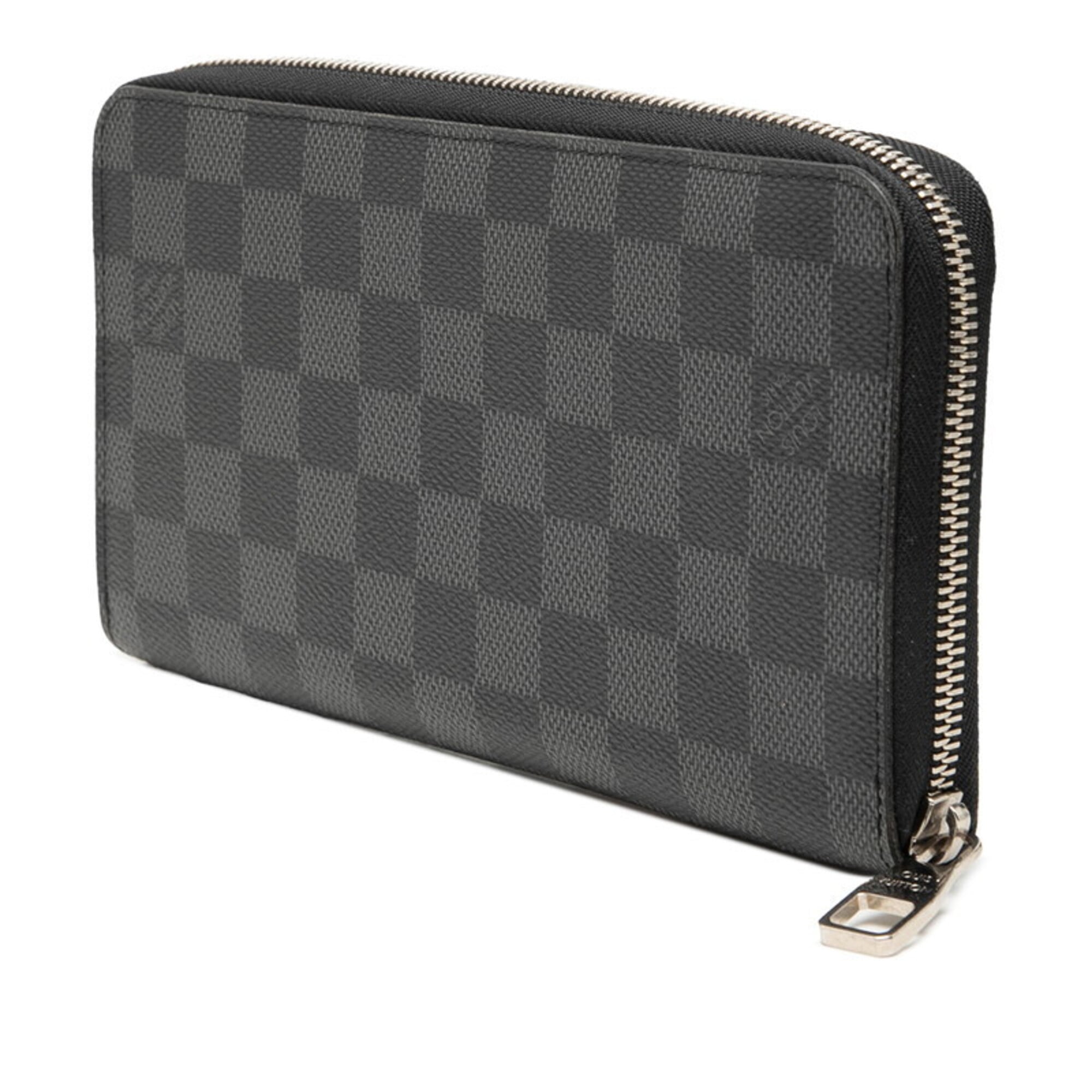 Louis Vuitton Black Damier Graphite Damier Graphite Long Wallet (Bi-Fold) (Pre-Owned)