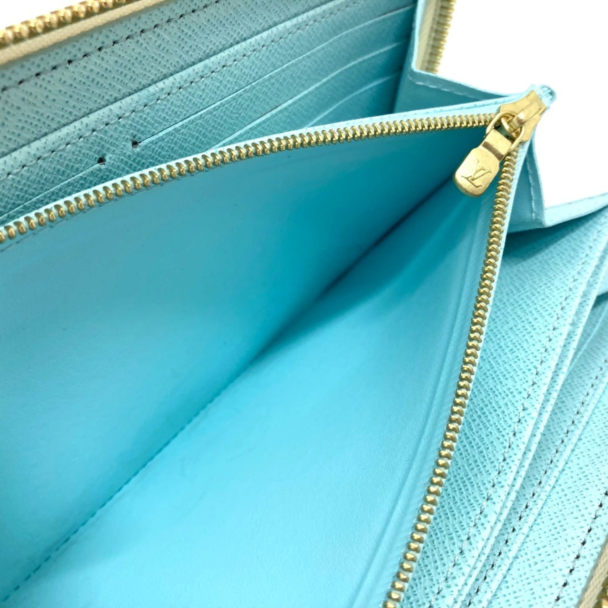 Louis Vuitton Monogram Blue Monogram Long Wallet (Bi-Fold) (Pre-Owned)