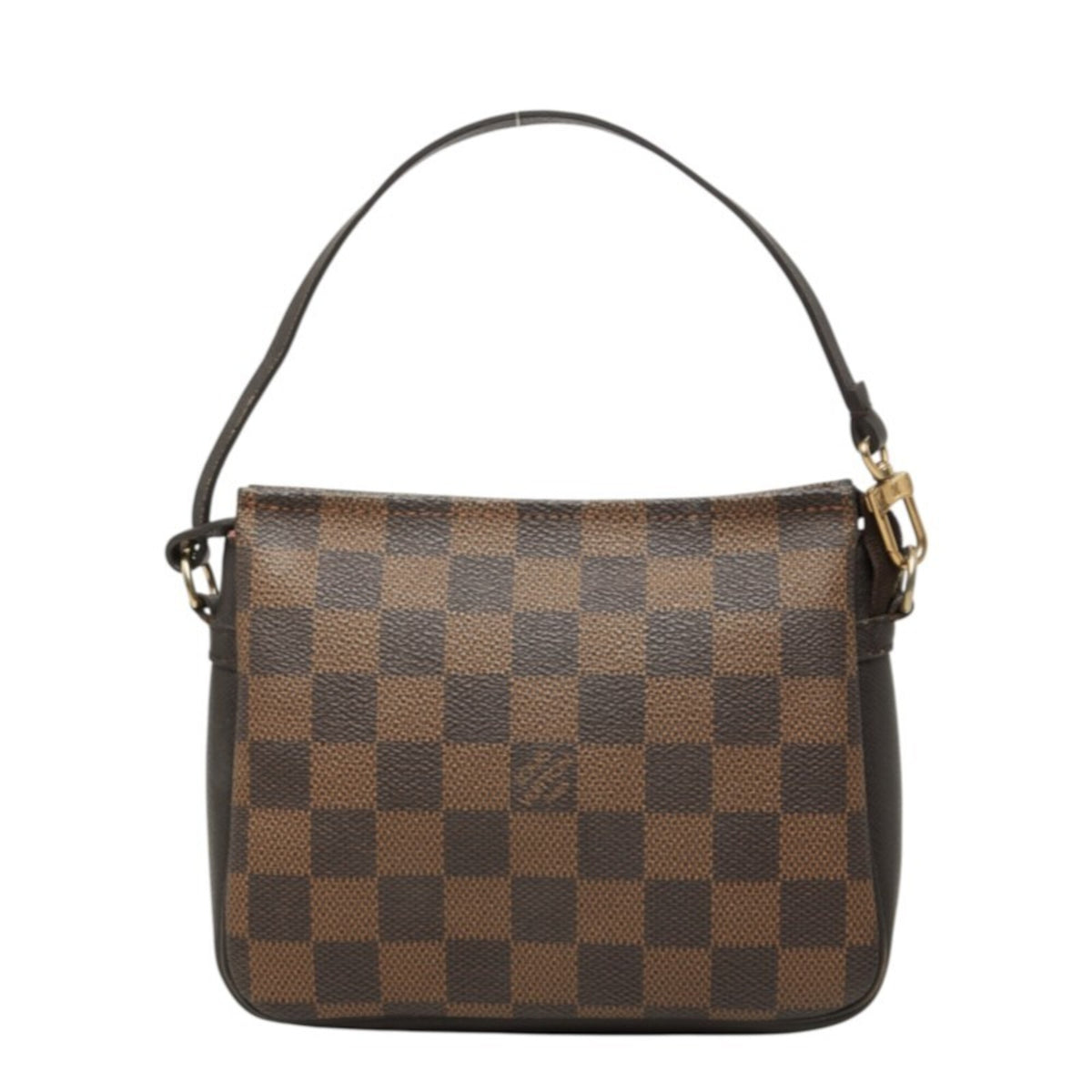 Louis Vuitton Brown Pvc Leather Handbag Pouch (Pre-Owned)