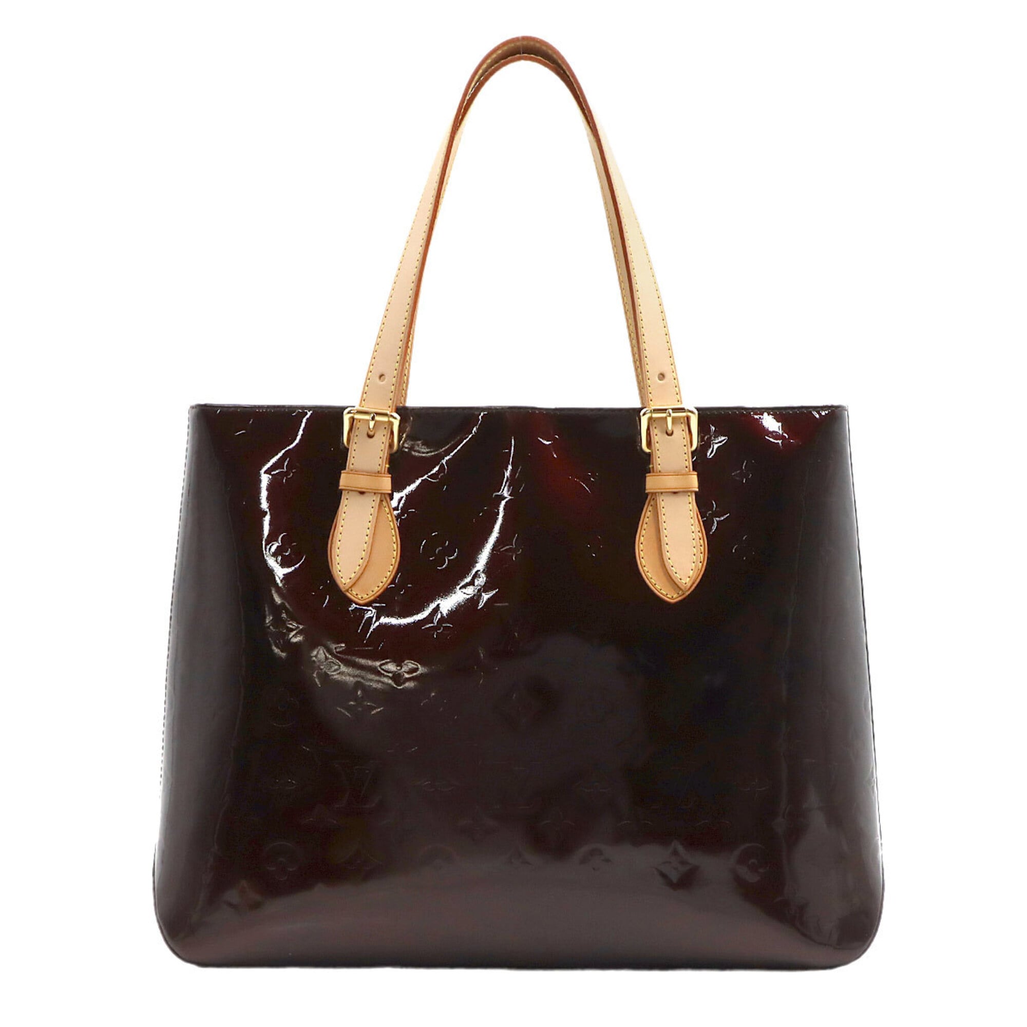 Louis Vuitton Amarante Monogram Vernis Handbag Tote Bag (Pre-Owned)