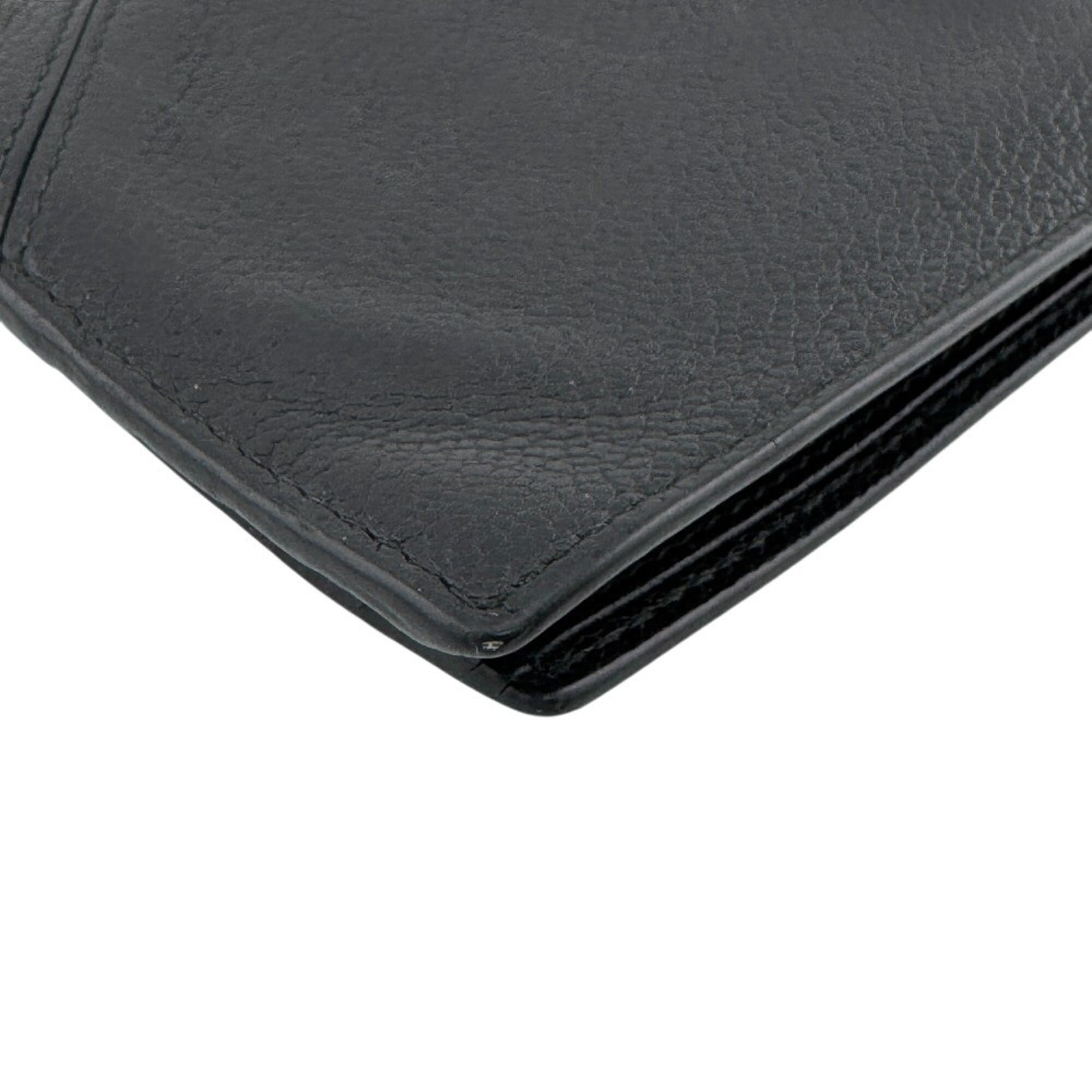 Prada Saffiano Black Leather Wallet (Bi-Fold) (Pre-Owned)