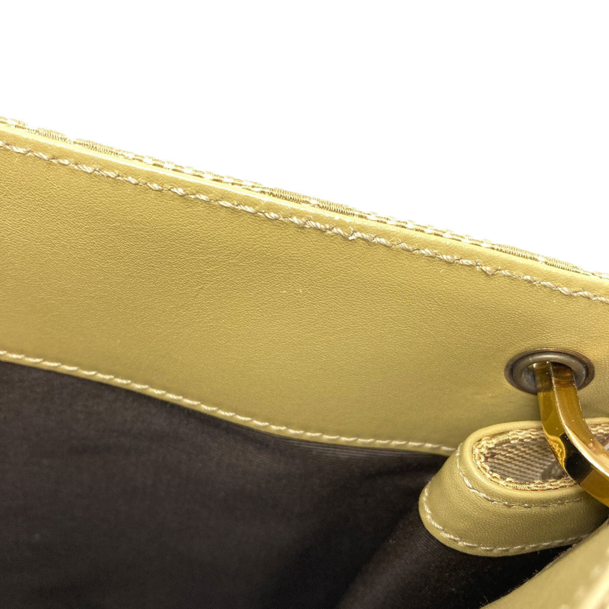 Gucci Beige Canvas Shoulder Bag (Pre-Owned)