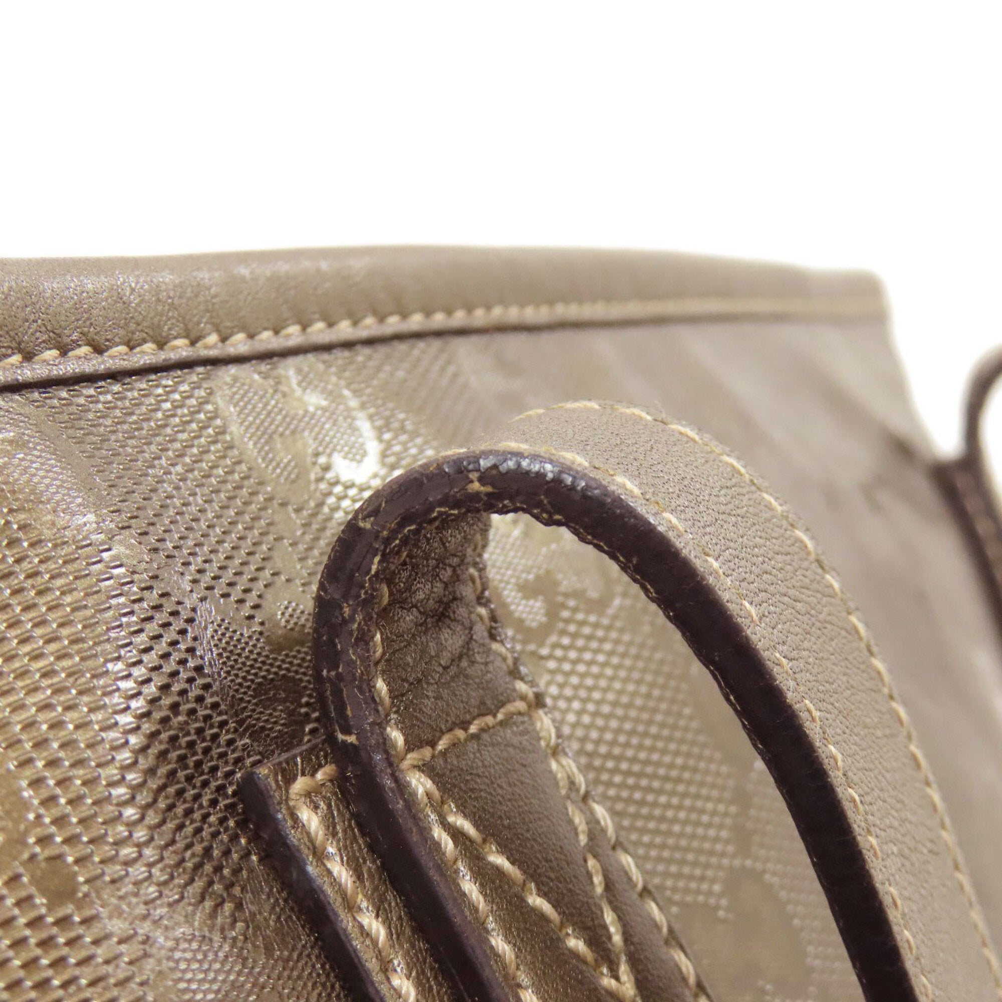Gucci Bronze Pvc Handbag (Pre-Owned)