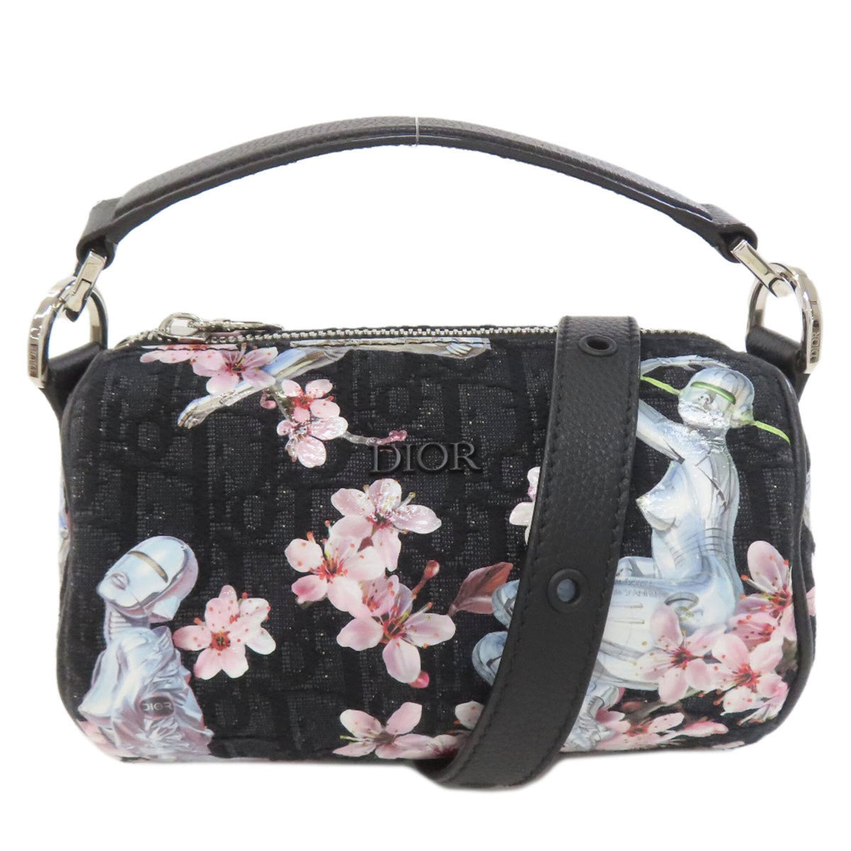 Christian Dior Black Canvas Handbag (Pre-Owned)