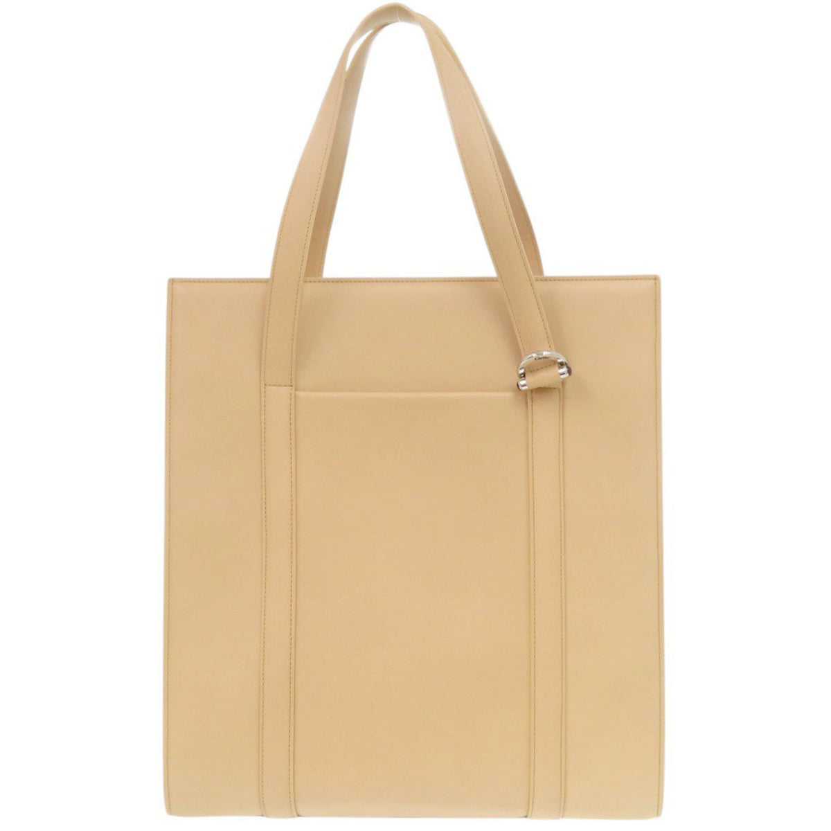 Cartier Beige Leather Tote Bag (Pre-Owned)