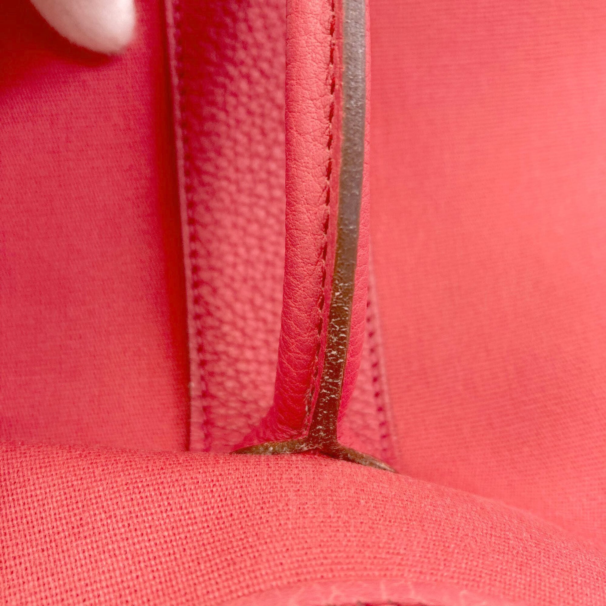 Hermes Pink Toile Officier Tote Bag (Pre-Owned)