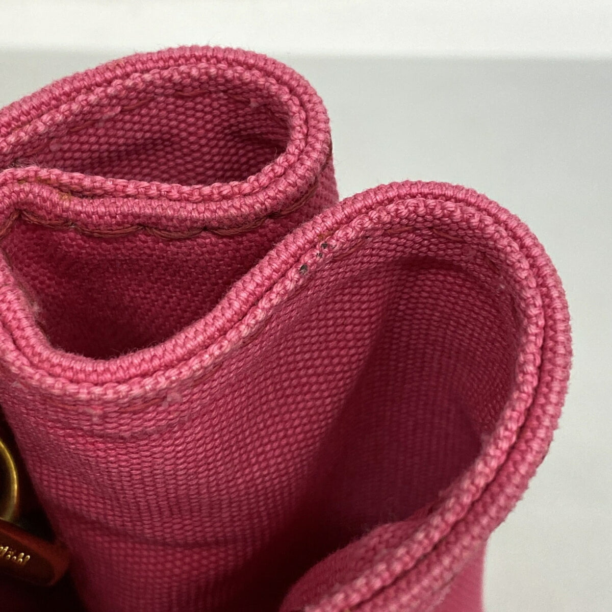 Prada Pink Canvas Tote Bag (Pre-Owned)