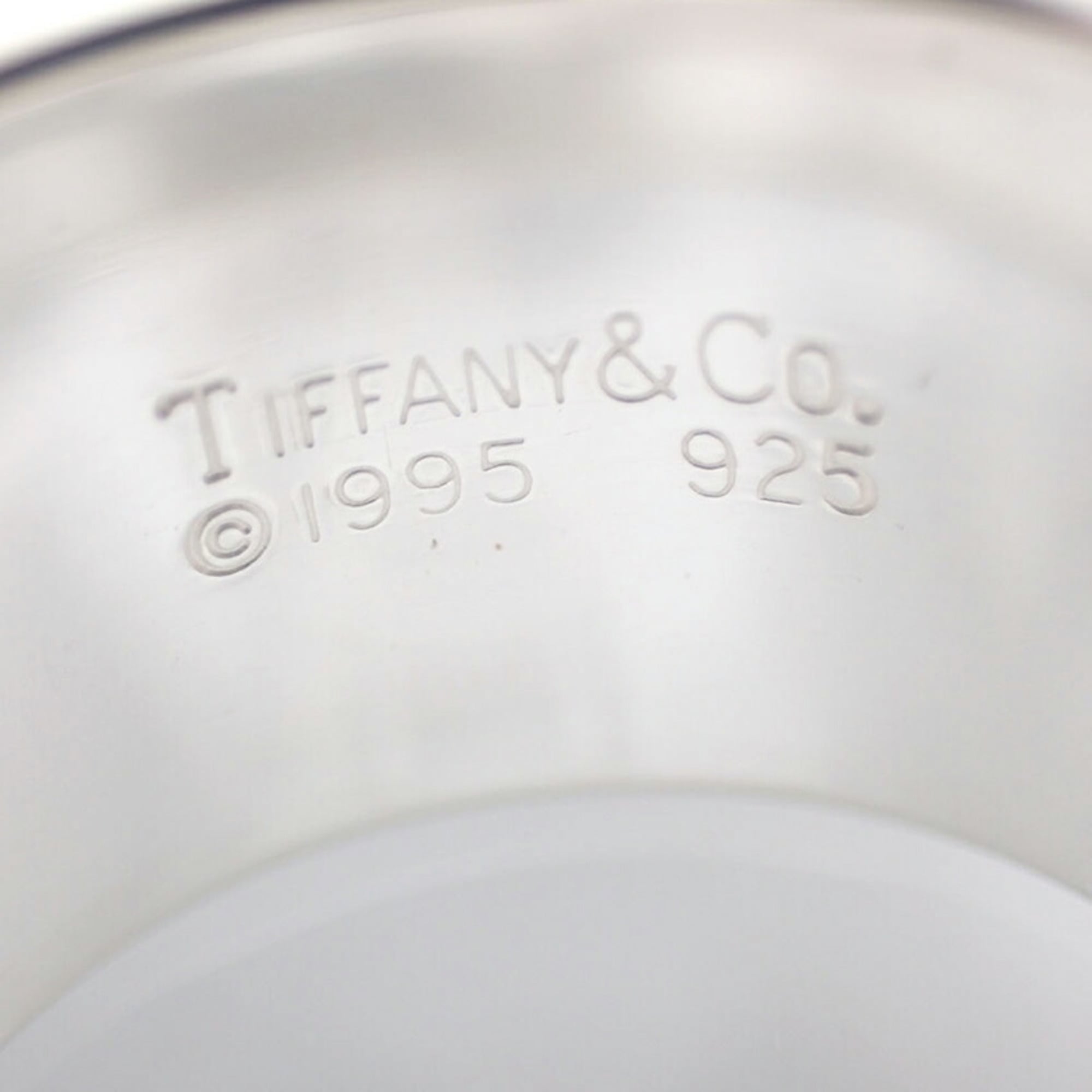Tiffany Sterling Silver 925 Band Ring (Pre-Owned)