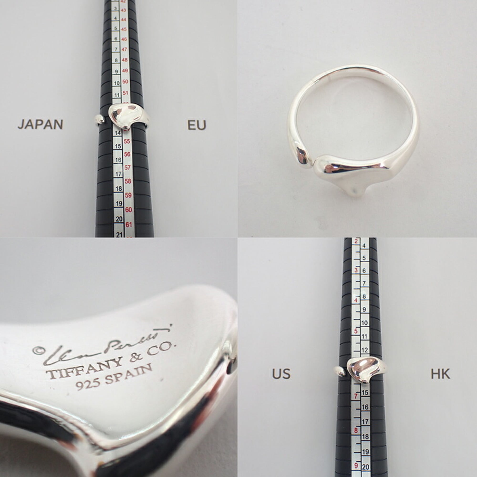 Tiffany Sterling Silver 925 Band Ring (Pre-Owned)